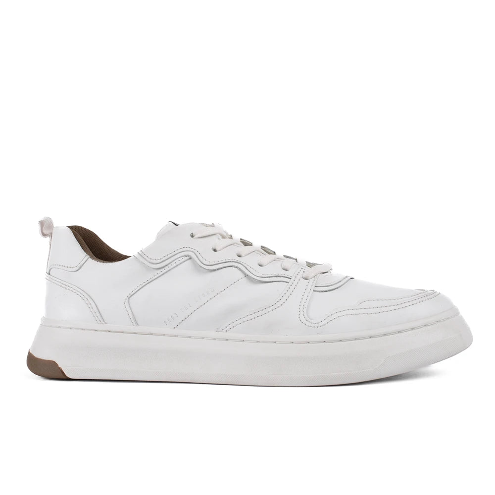 Tenis Couro Branco Lewis