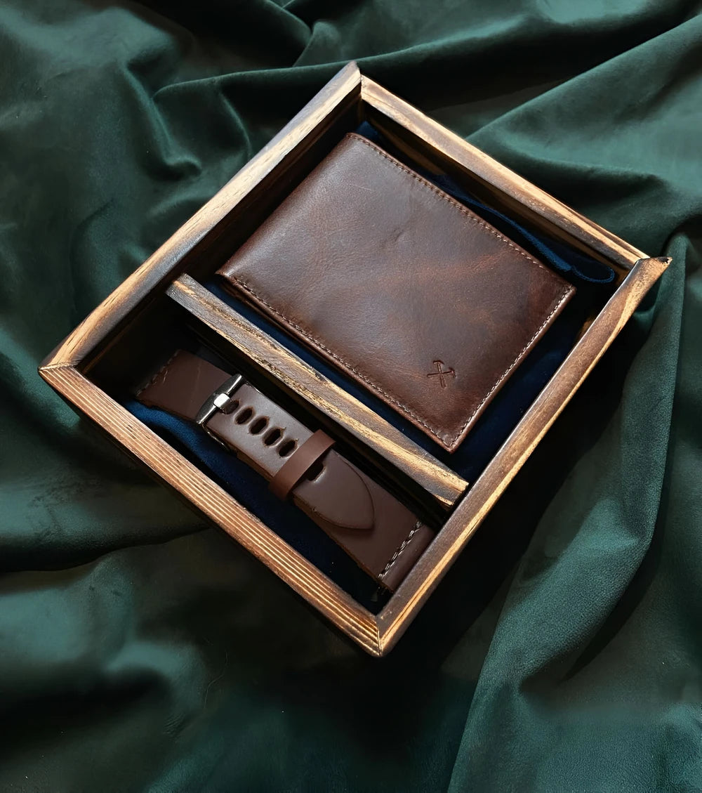 Kit Pulseira Apple Watch + Carteira Noah