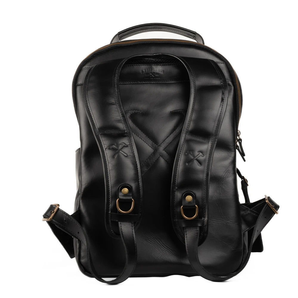 Mochila Couro Preto Hunter