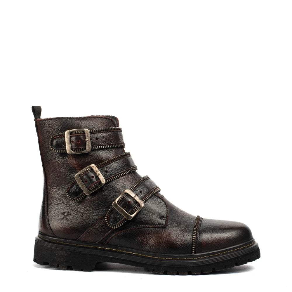 Bota Couro Pinhão Debbie