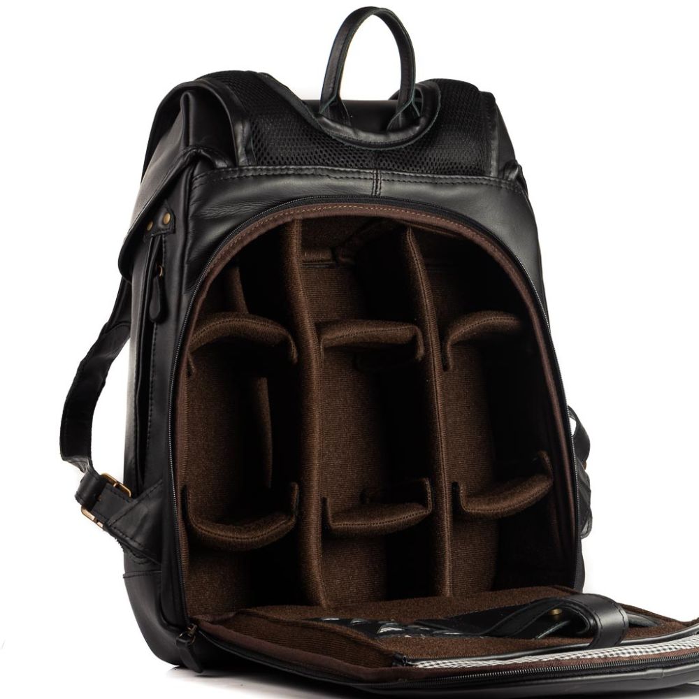 Mochila Couro Preto Roadstar Special