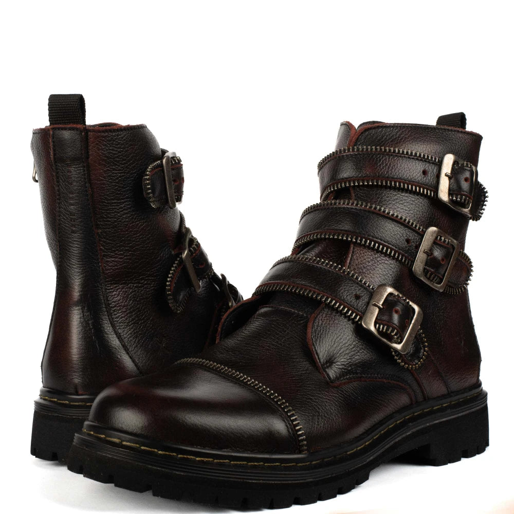 Bota Couro Pinhão Debbie