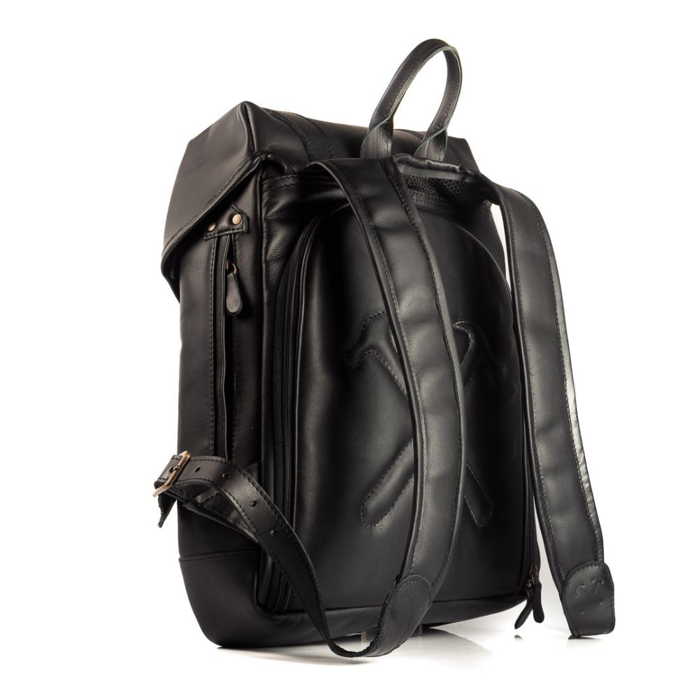 Mochila Couro Preto Roadstar Special