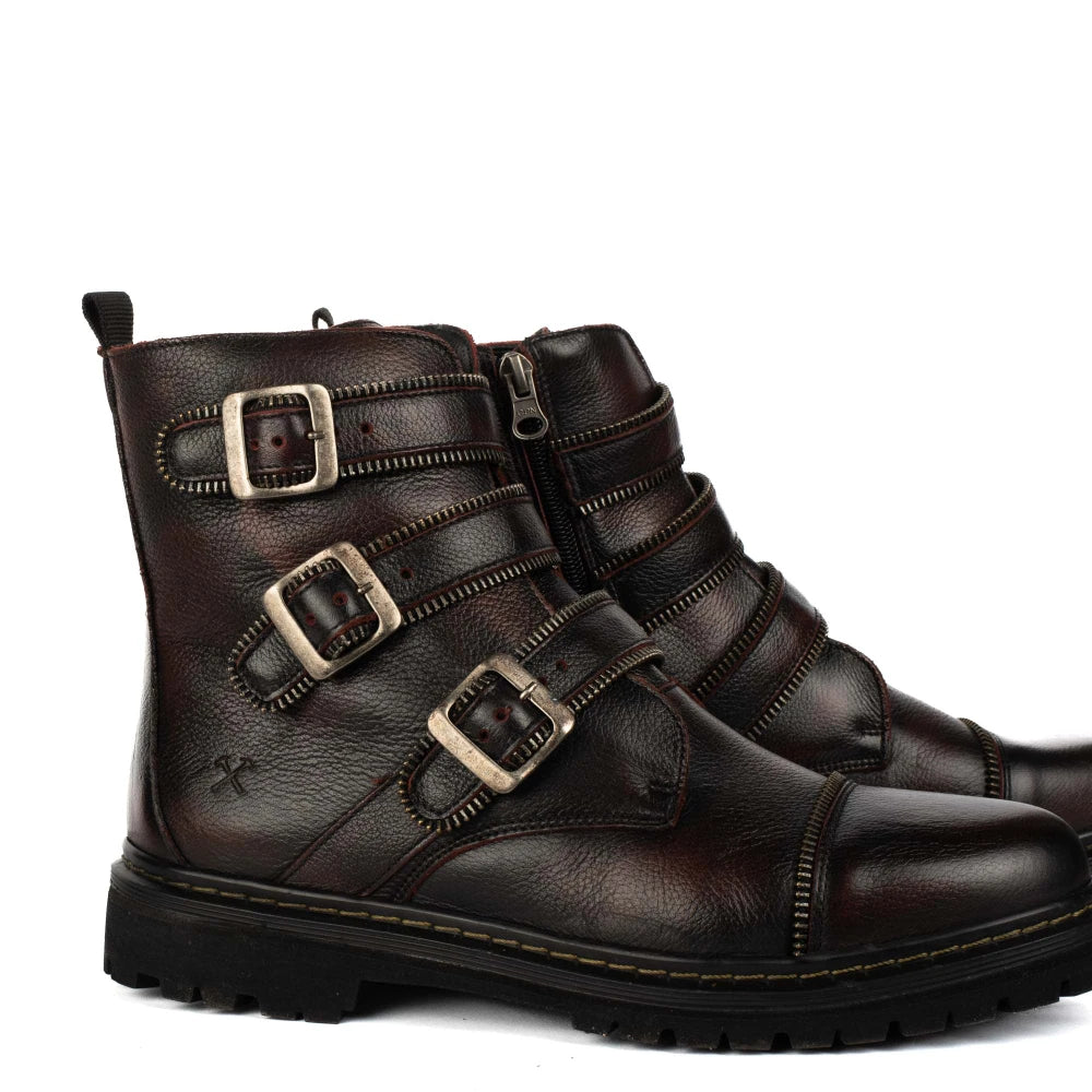 Bota Couro Pinhão Debbie