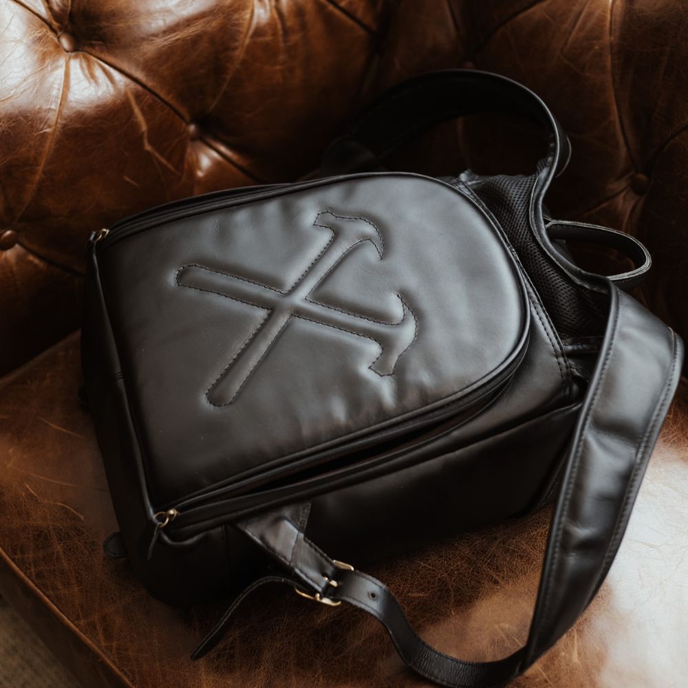 Mochila Couro Preto Roadstar Special