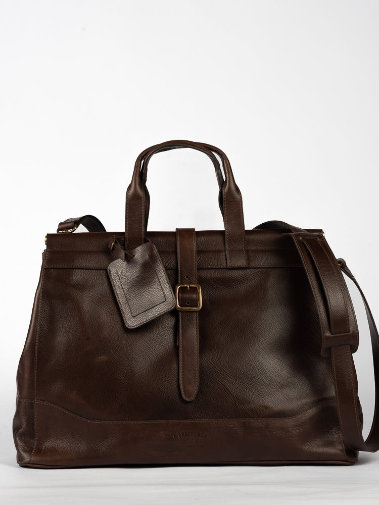 Bolsa Couro Marrom Alden