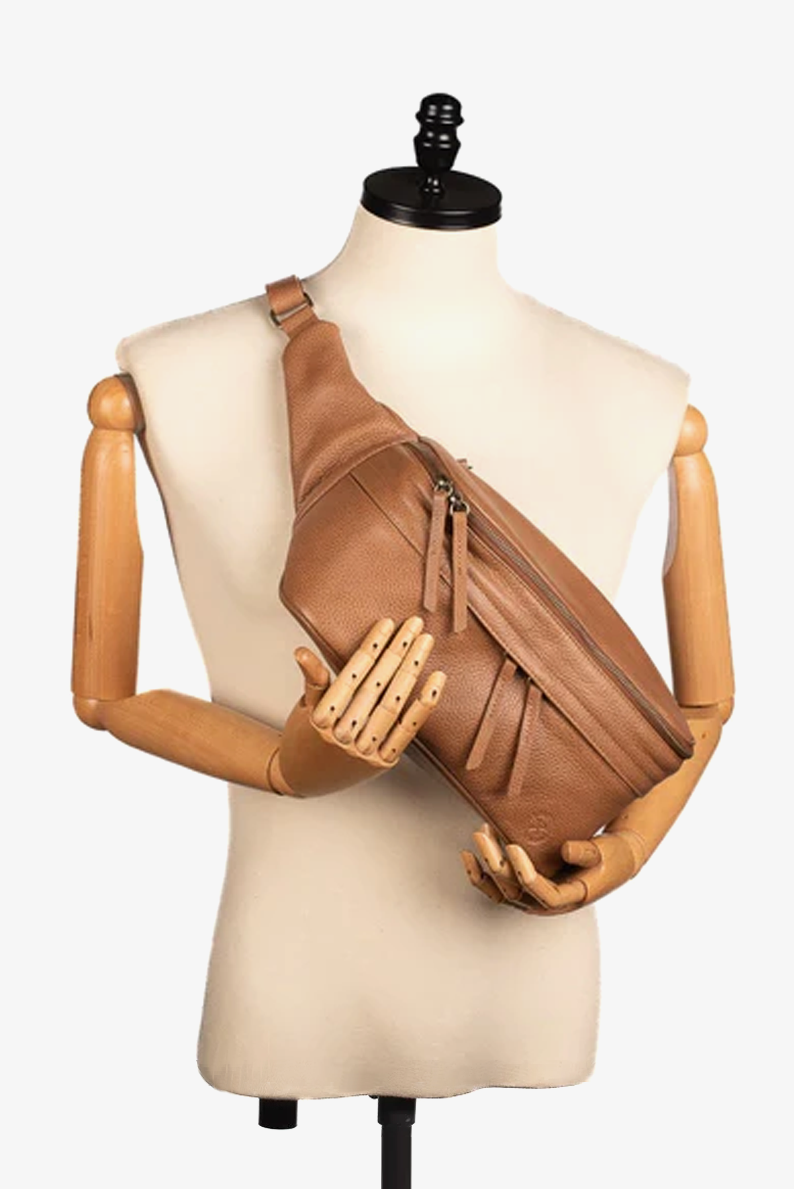 Pochete Couro Caramelo Athena