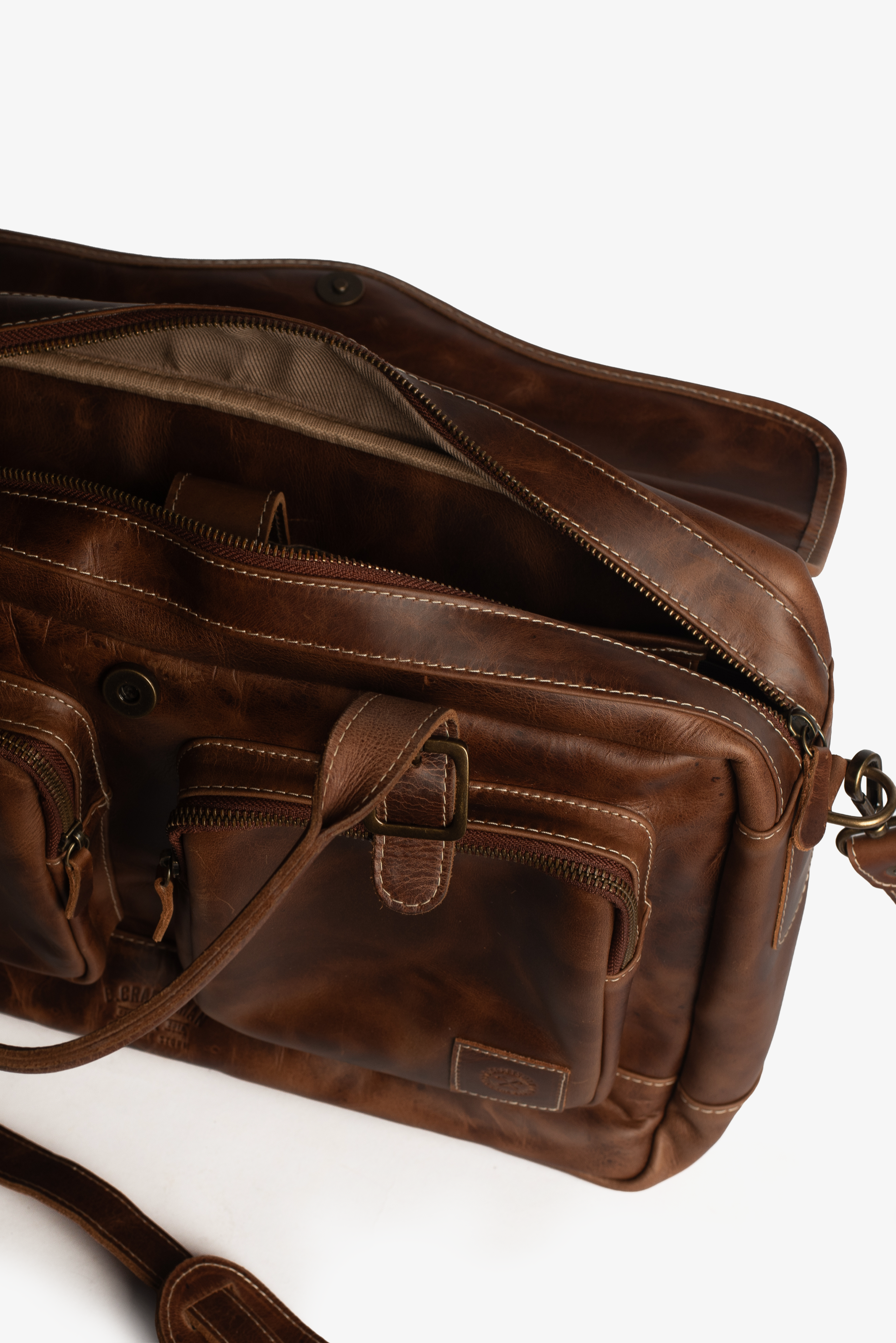 Bolsa Couro Marrom Carter Special