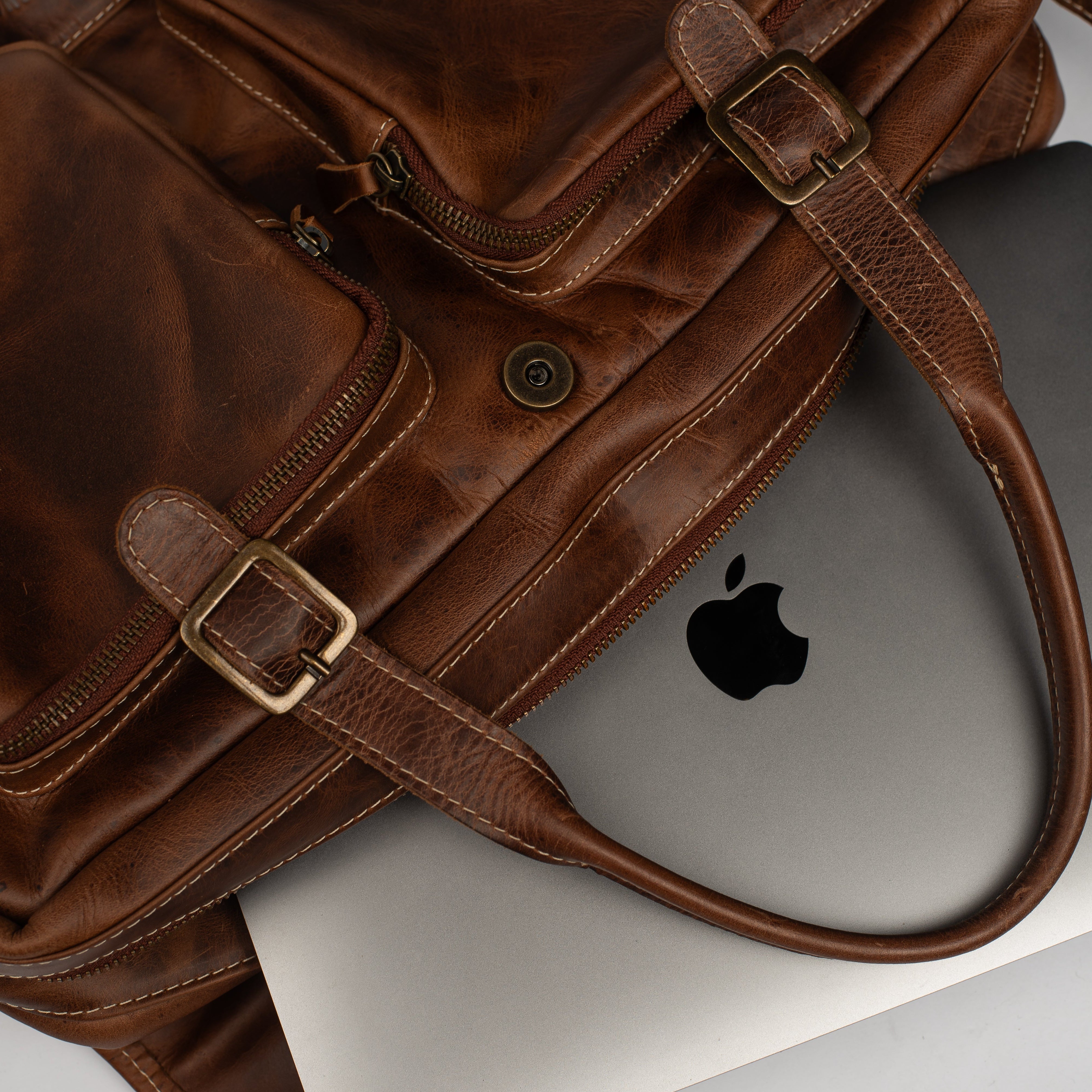 Bolsa Couro Marrom Carter Special