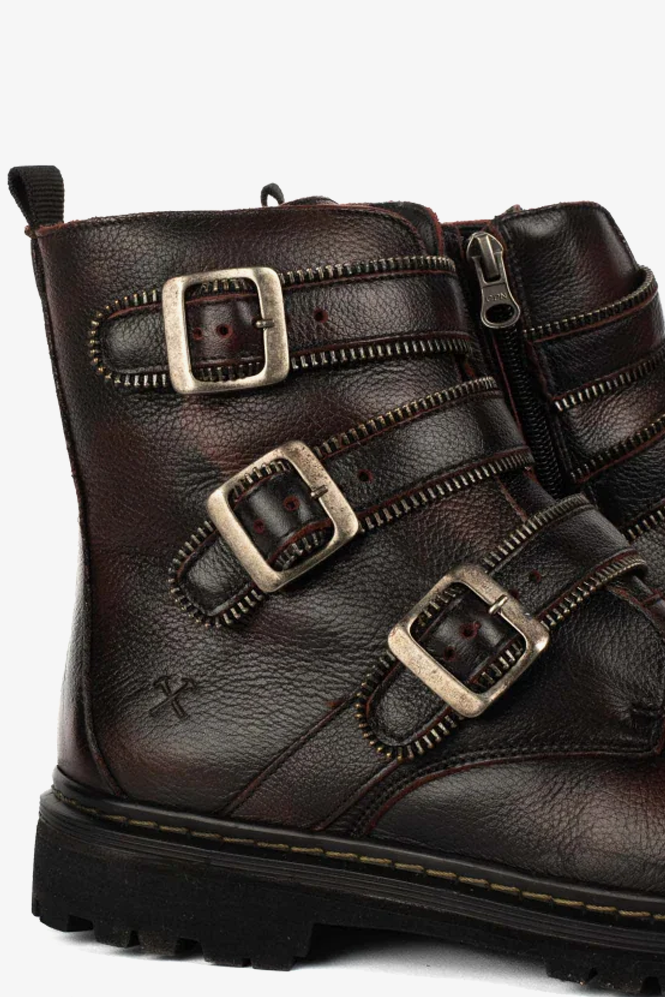 Bota Couro Pinhão Debbie