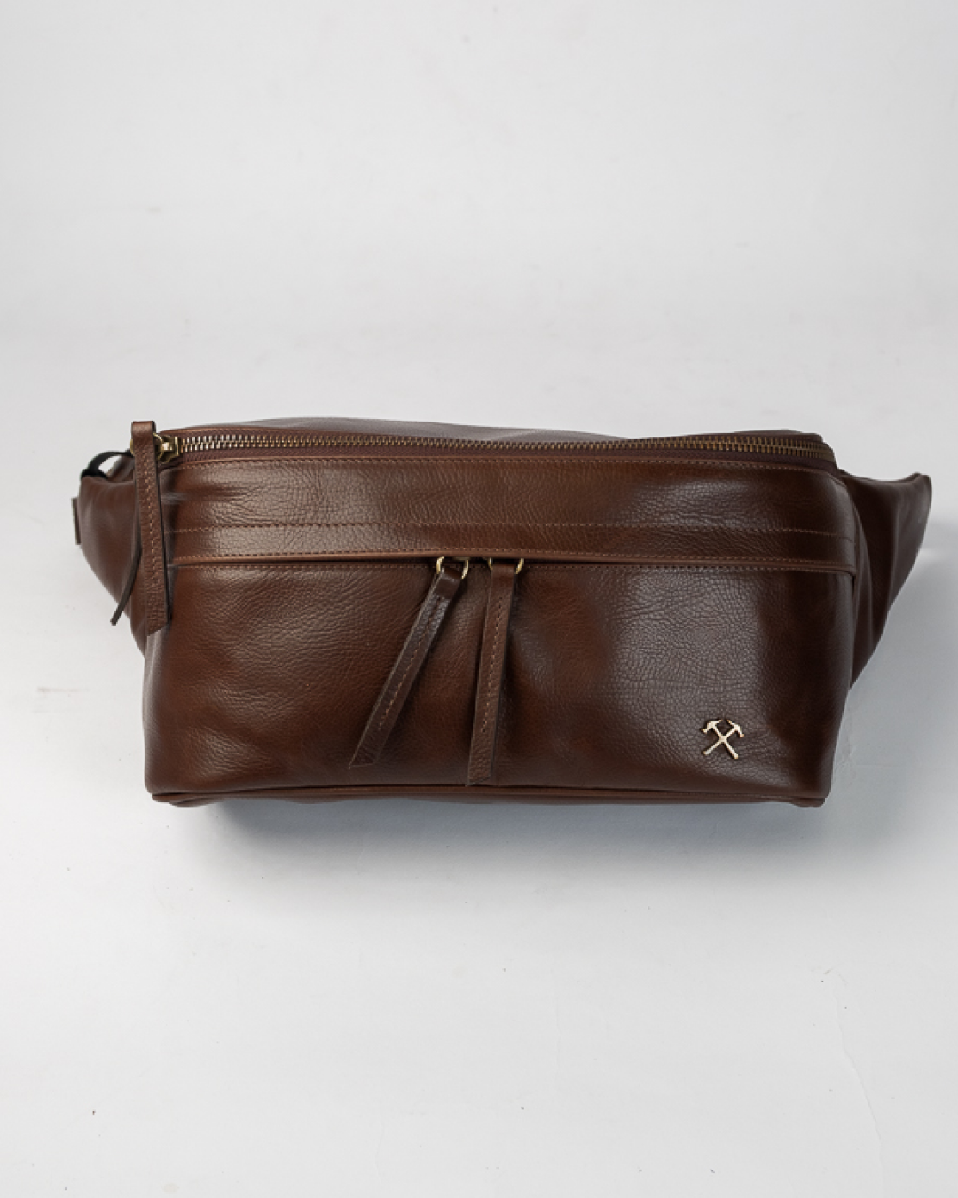 Pochete Couro Marrom Athena