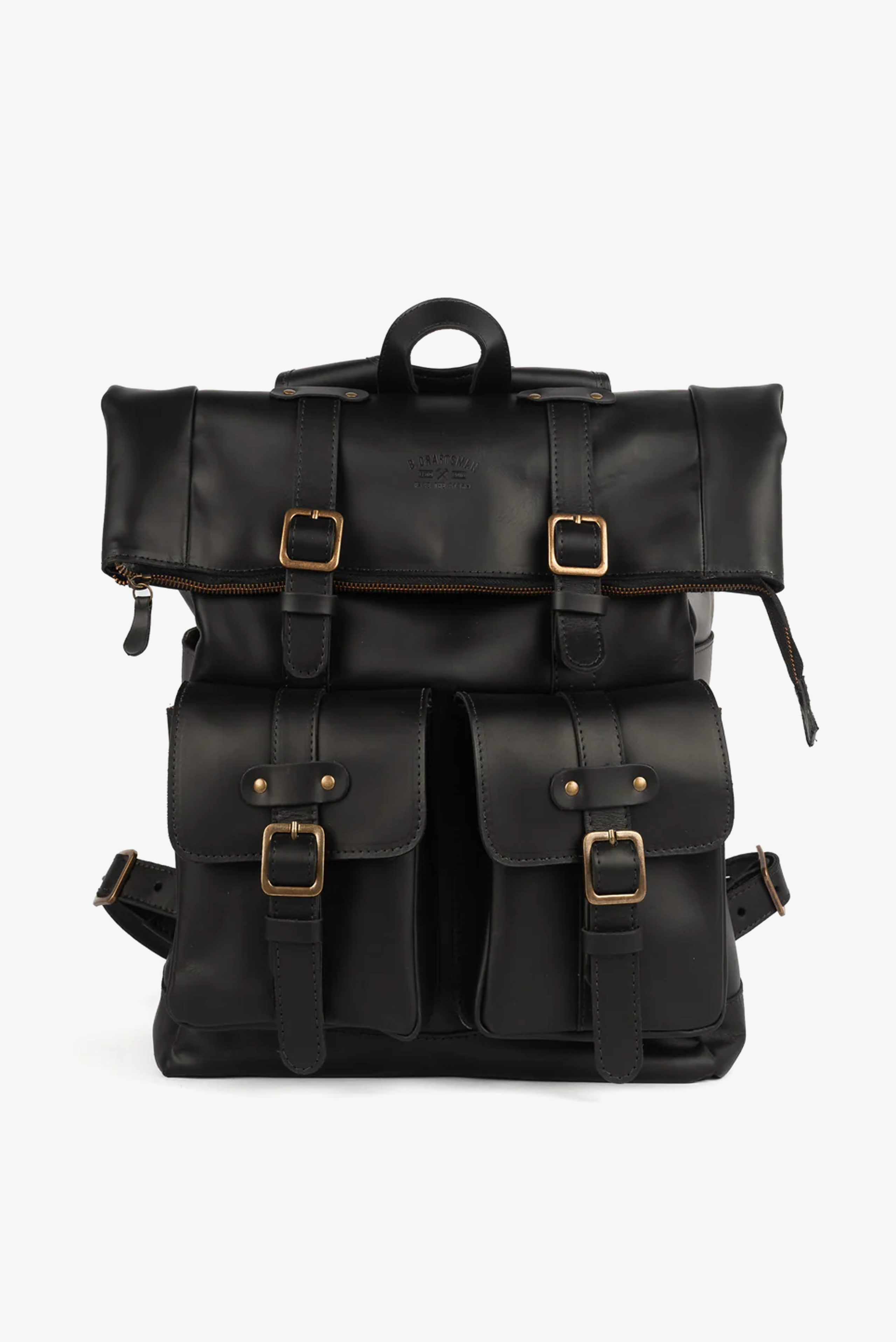 Mochila Couro Preto Jack