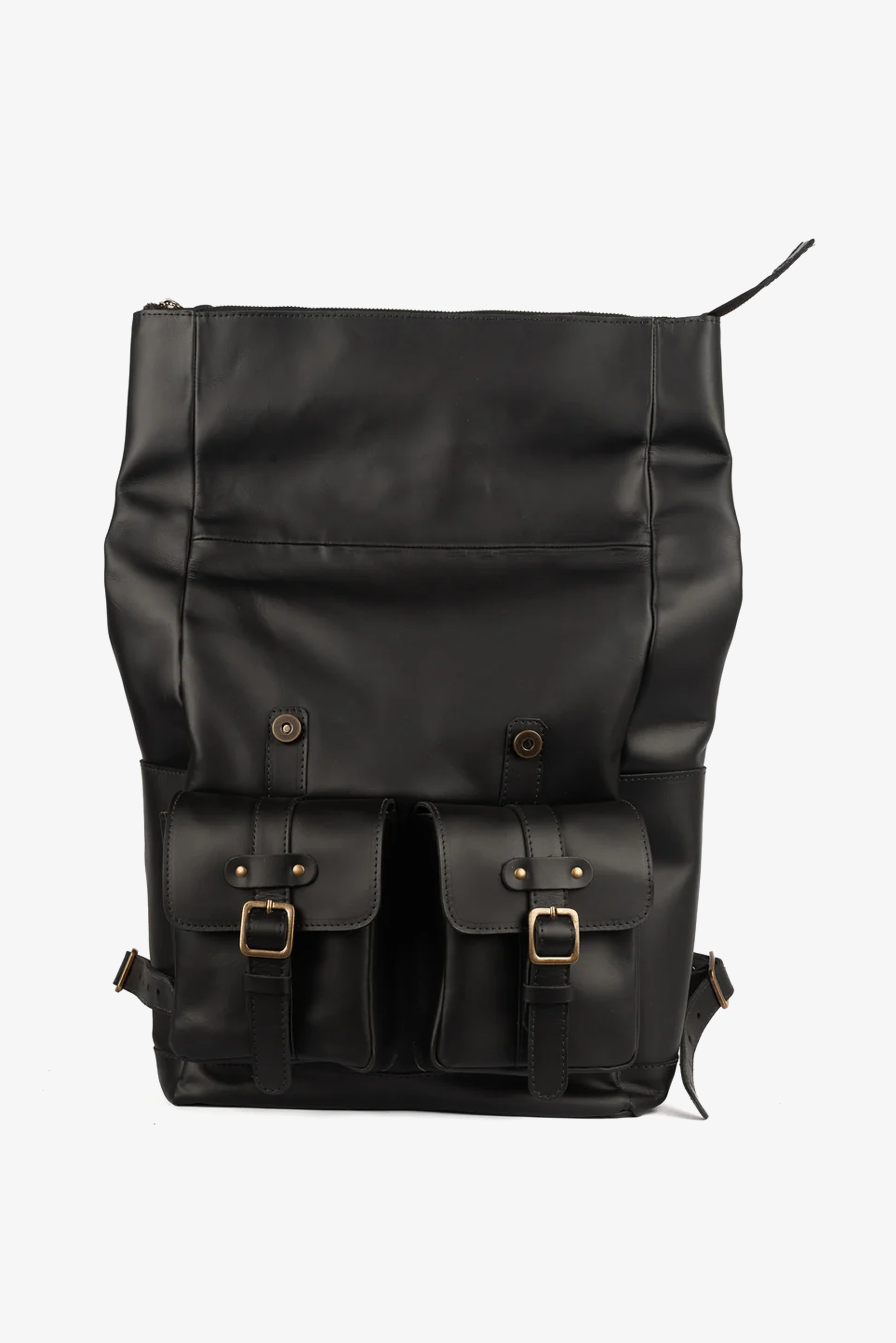 Mochila Couro Preto Jack