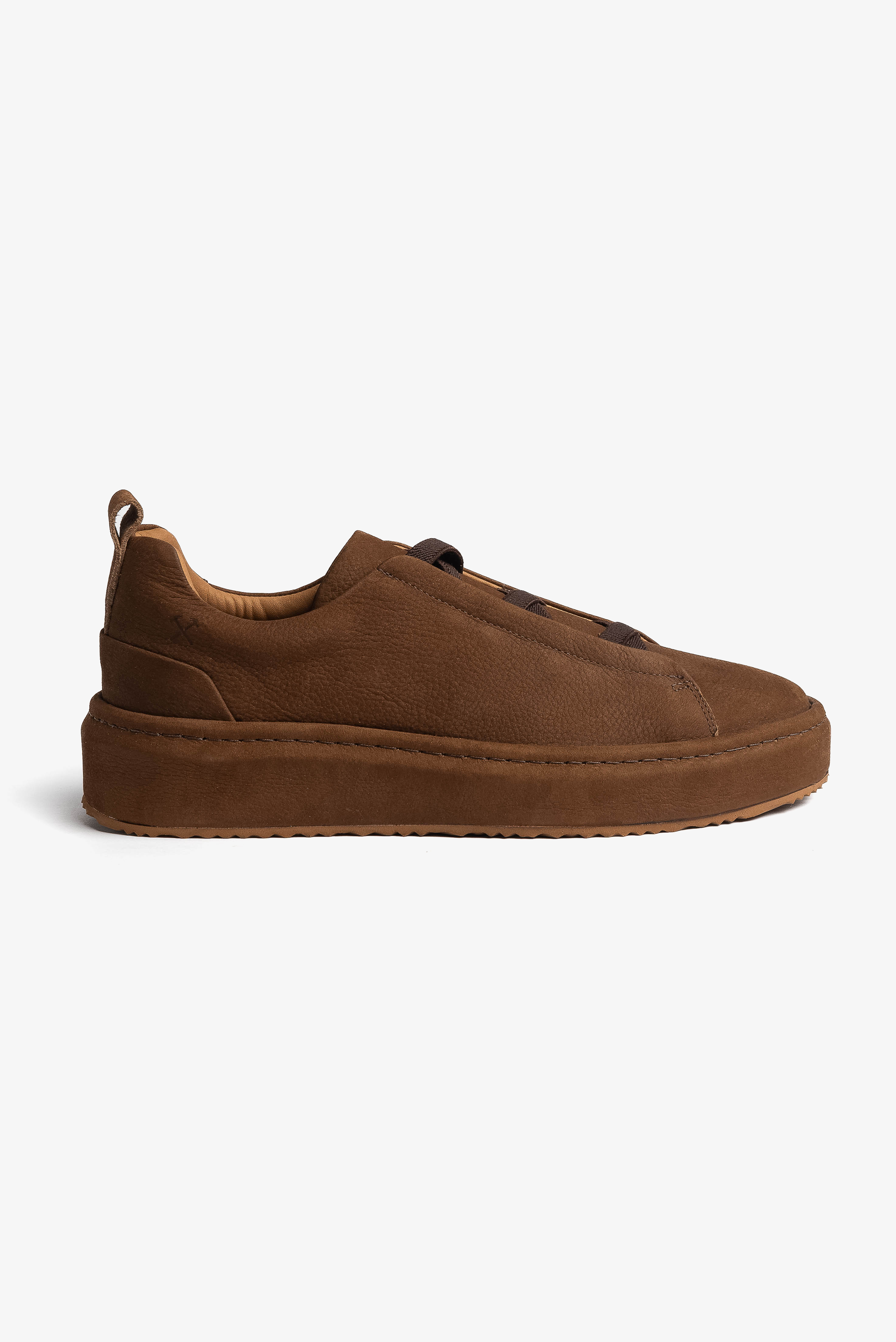 Tenis Couro Marrom Logan