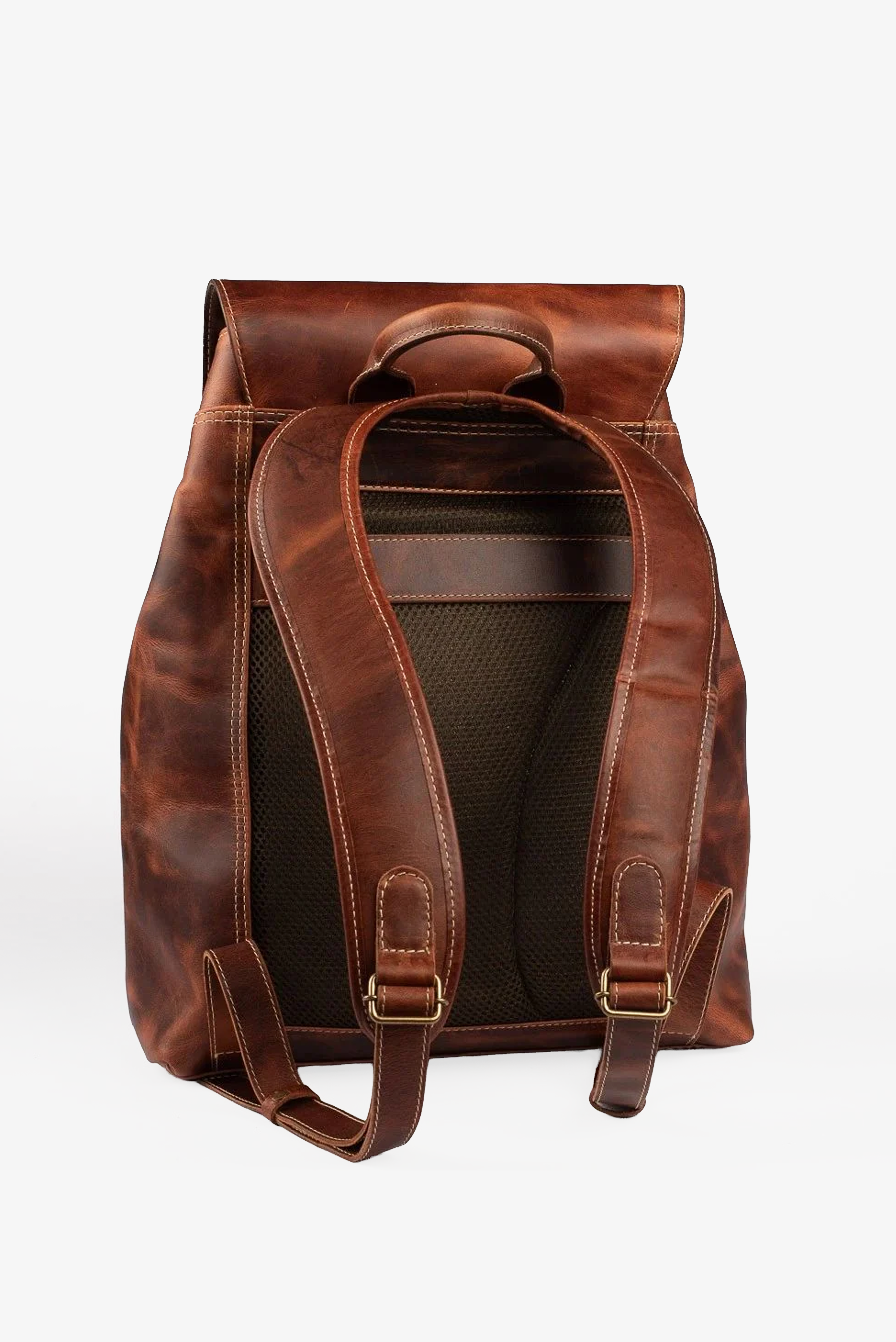 Mochila Couro Marrom Freya