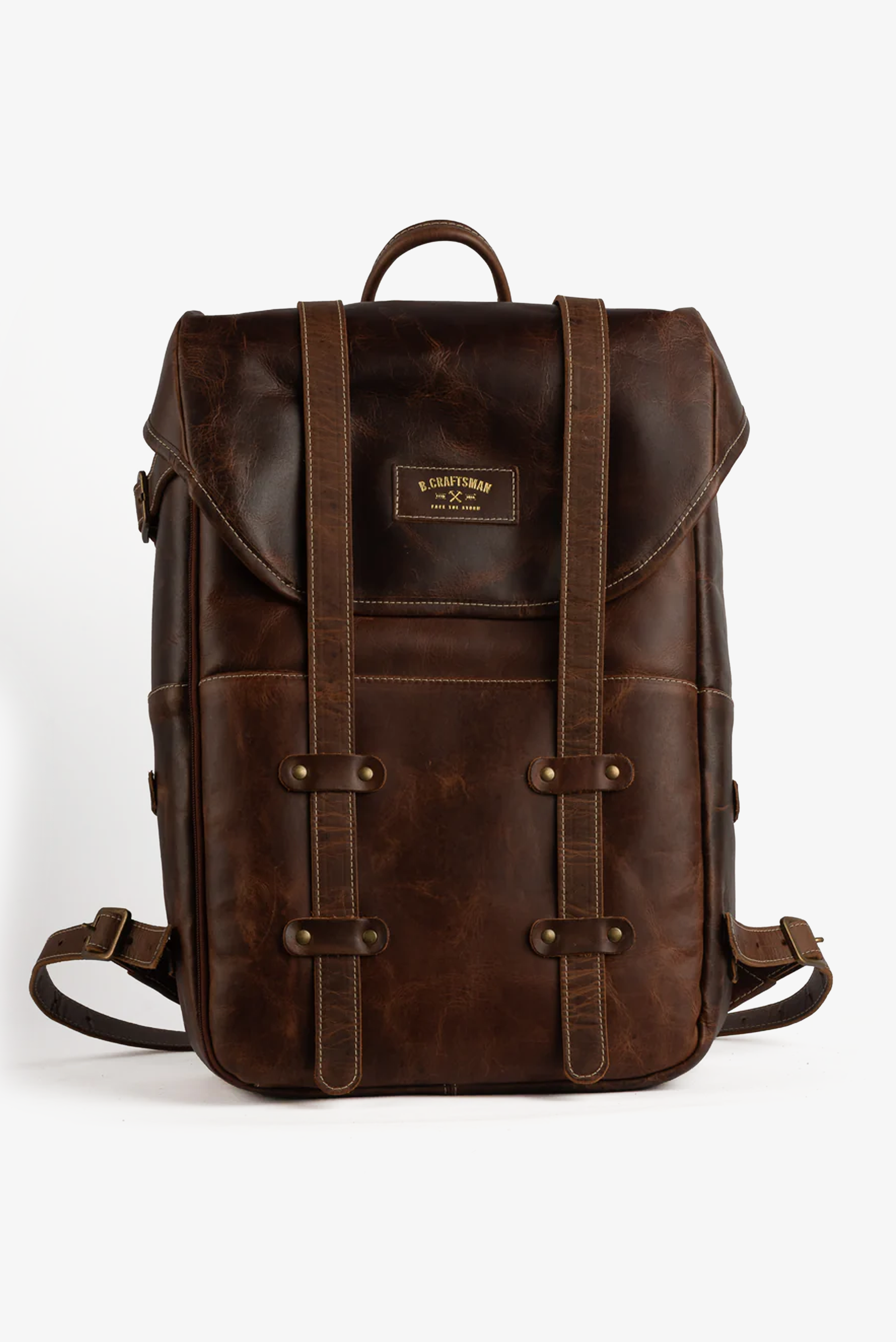Mochila Couro Marrom Arya Special
