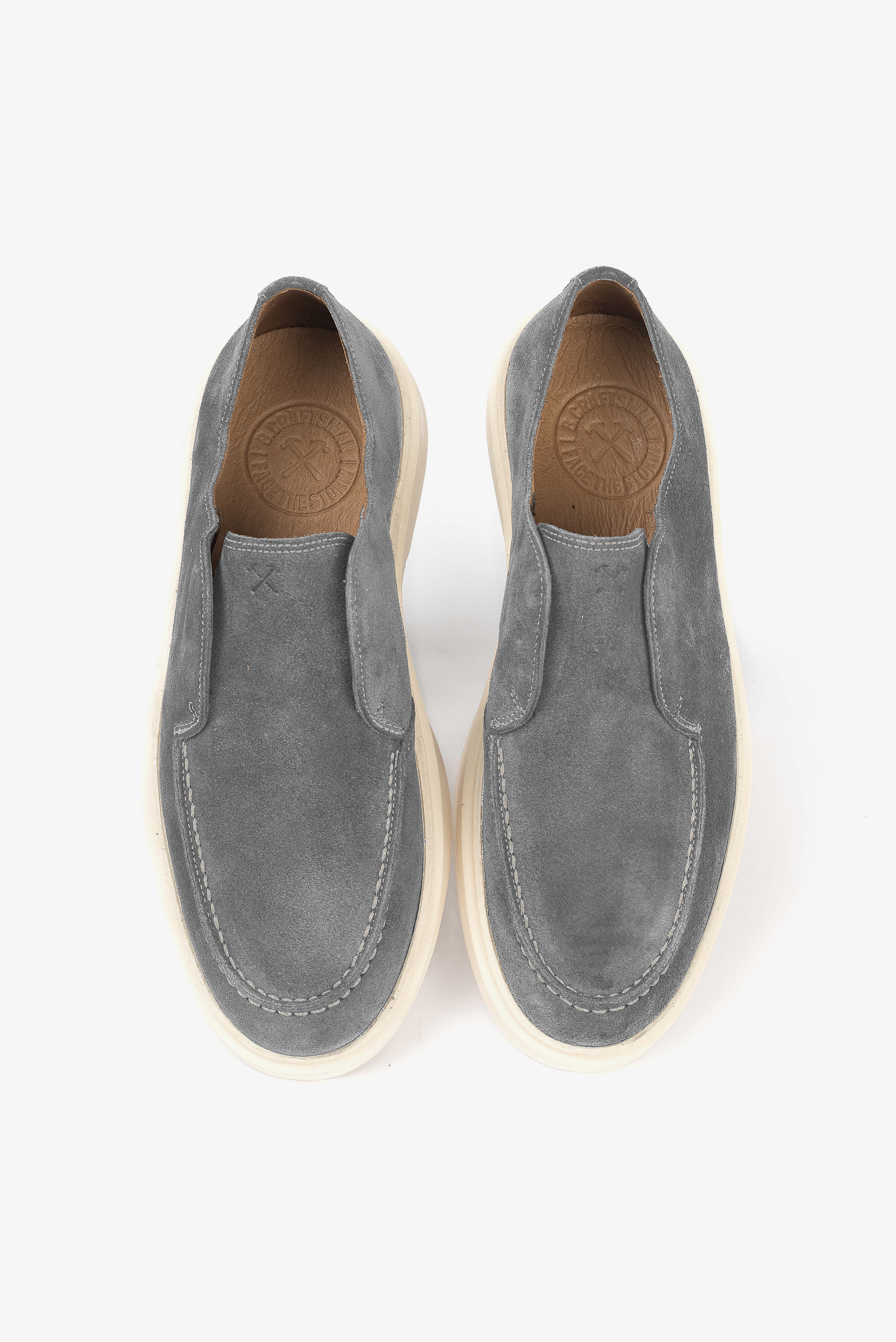Loafer Camurça Cinza