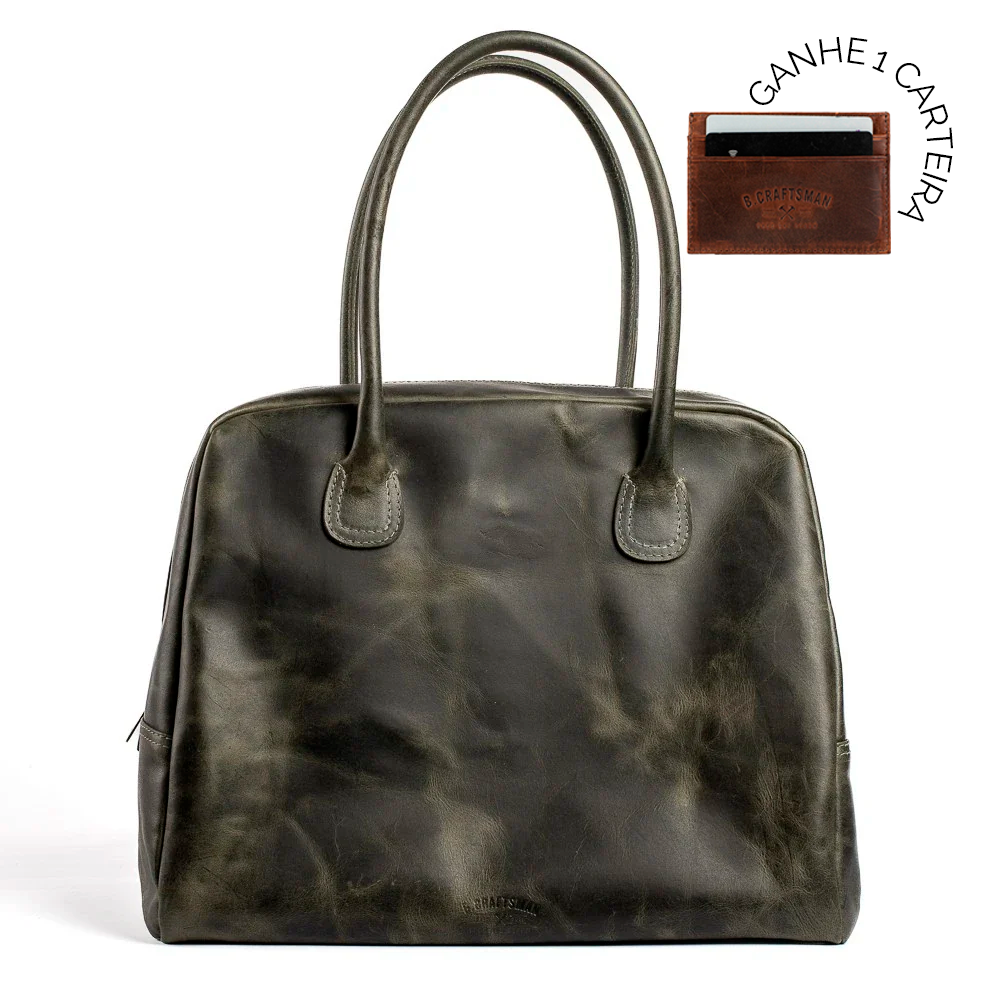 Bolsa Couro Verde Atlas