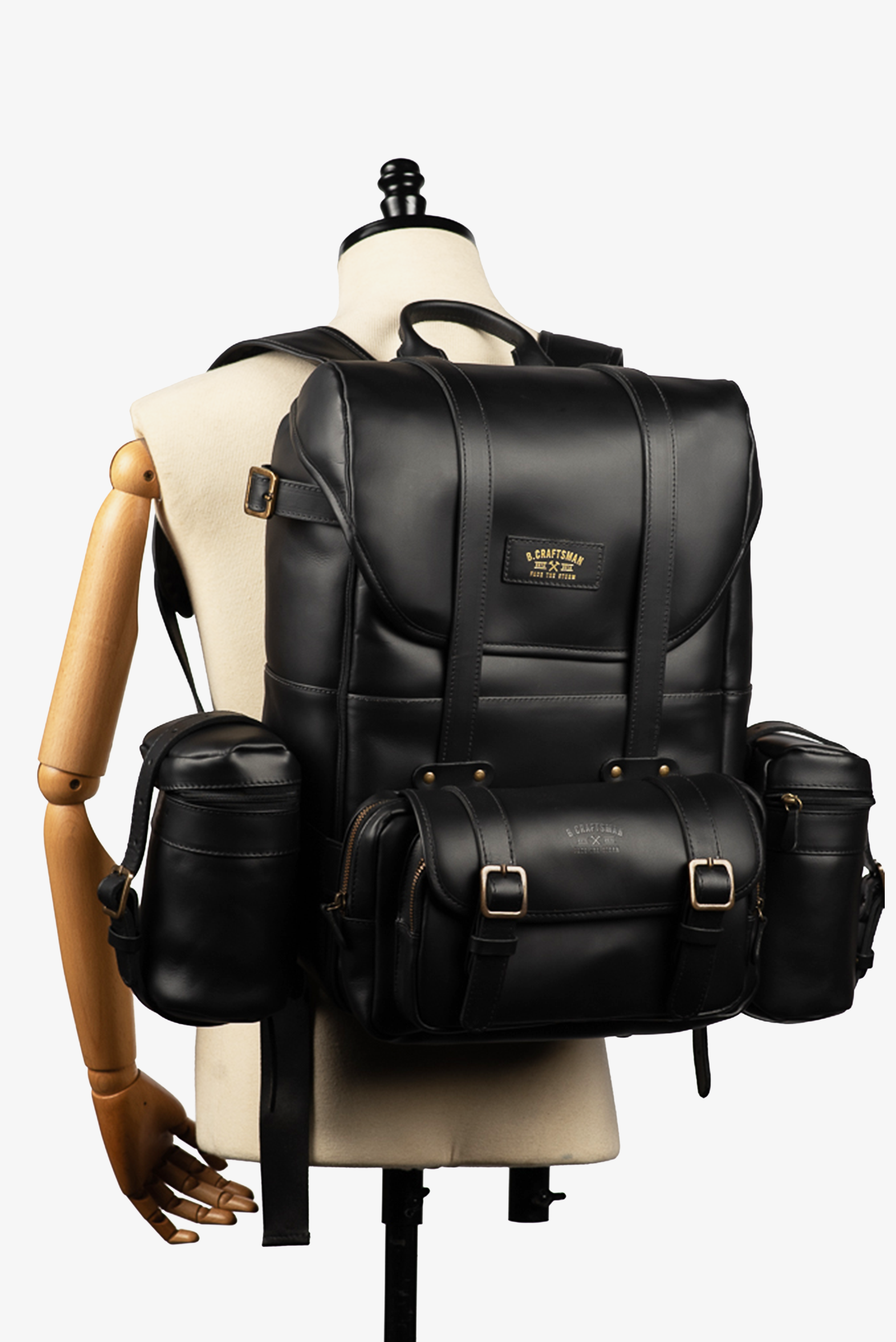 Combo Mochila Arya Special Preto + Pochete Franklin + Shoulder Bag Billie