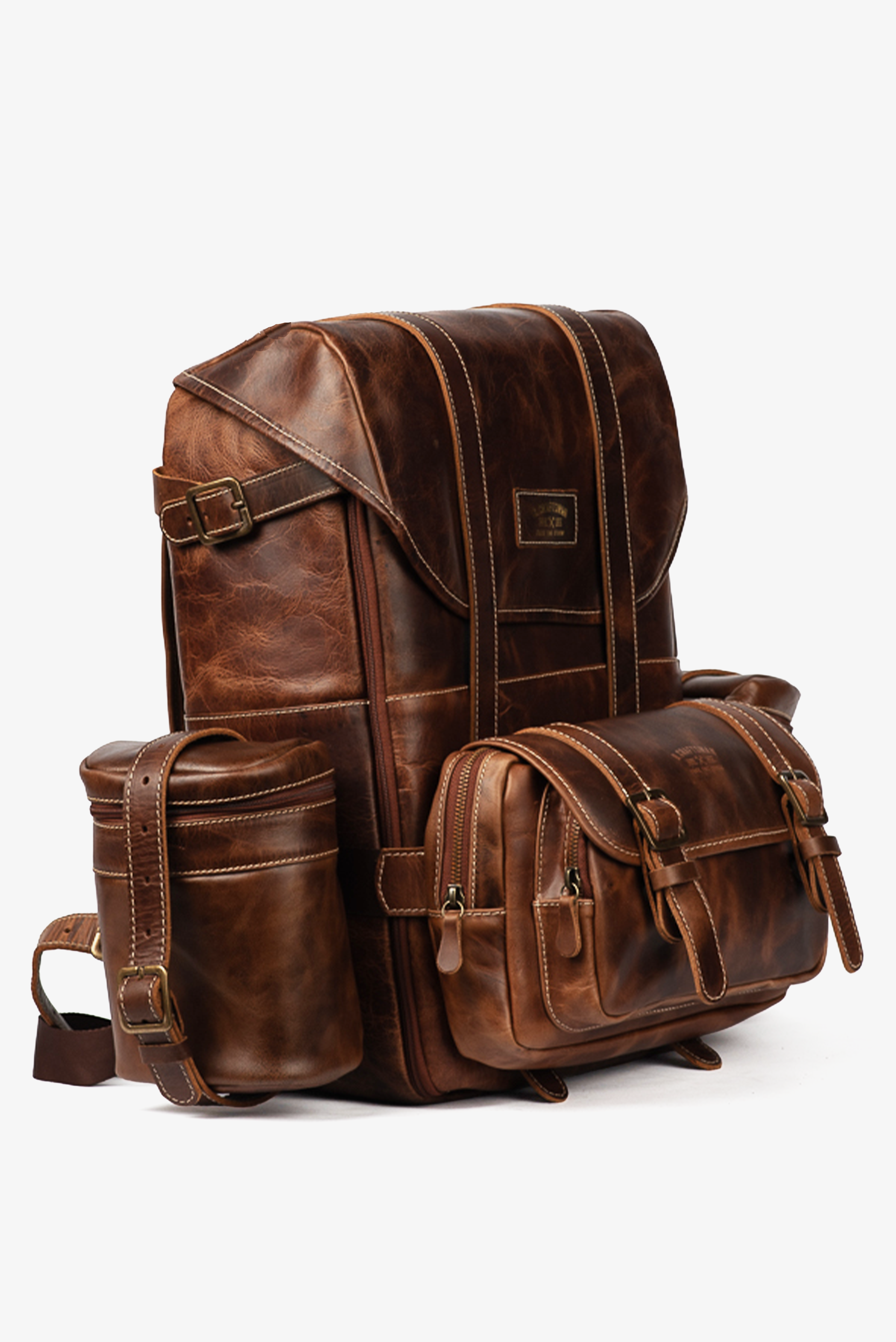 Combo Mochila Arya Special Marrom + Pochete Franklin + Shoulder Bag Billie