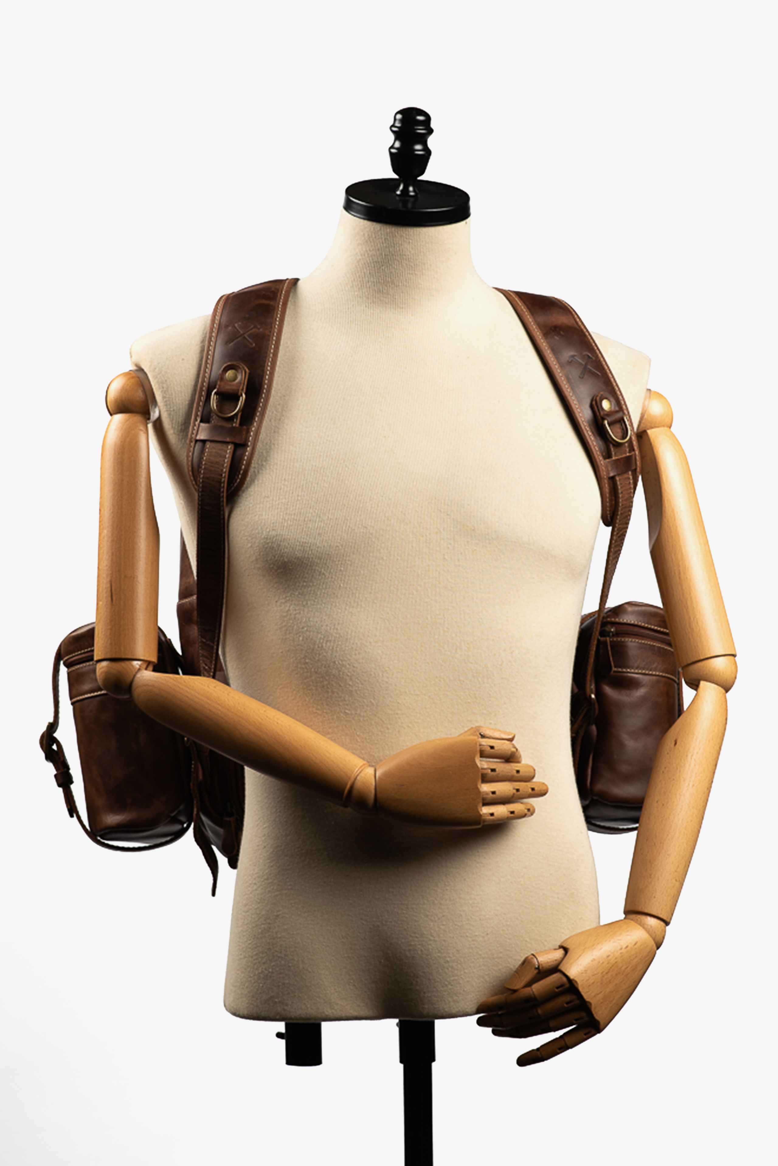 Combo Mochila Arya Special Marrom + Pochete Franklin + Shoulder Bag Billie