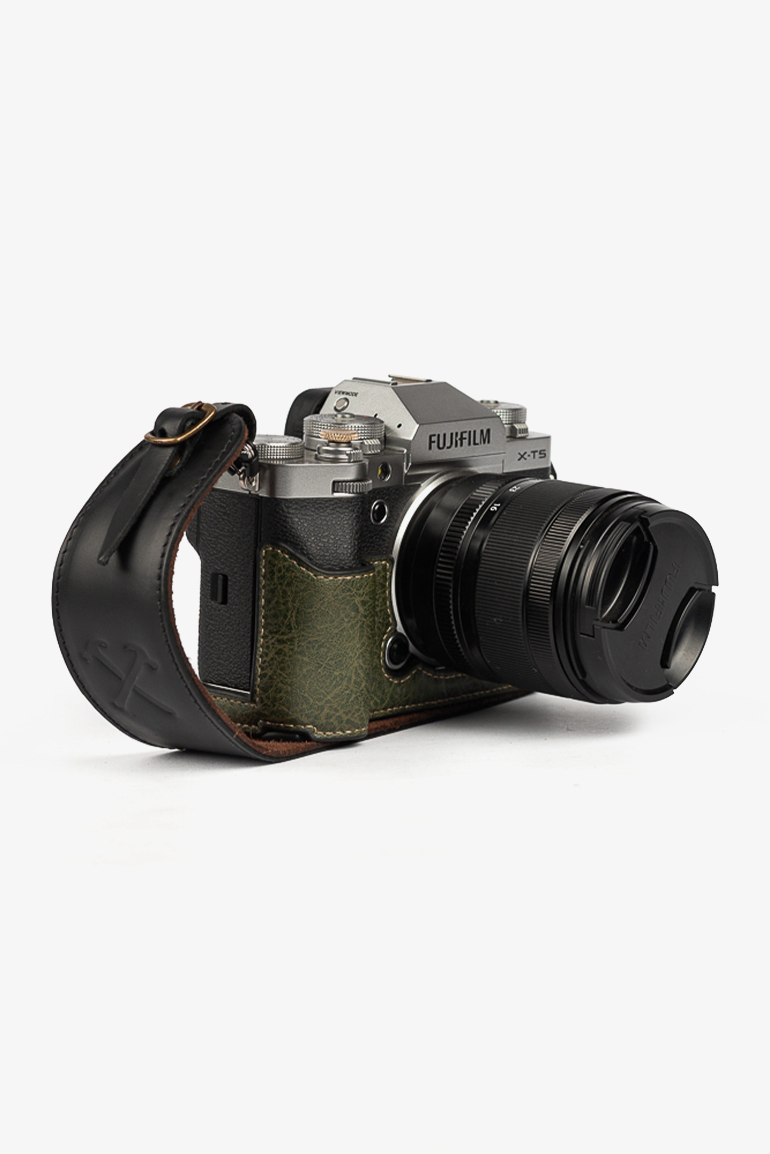 Alça de Mão Couro Preto