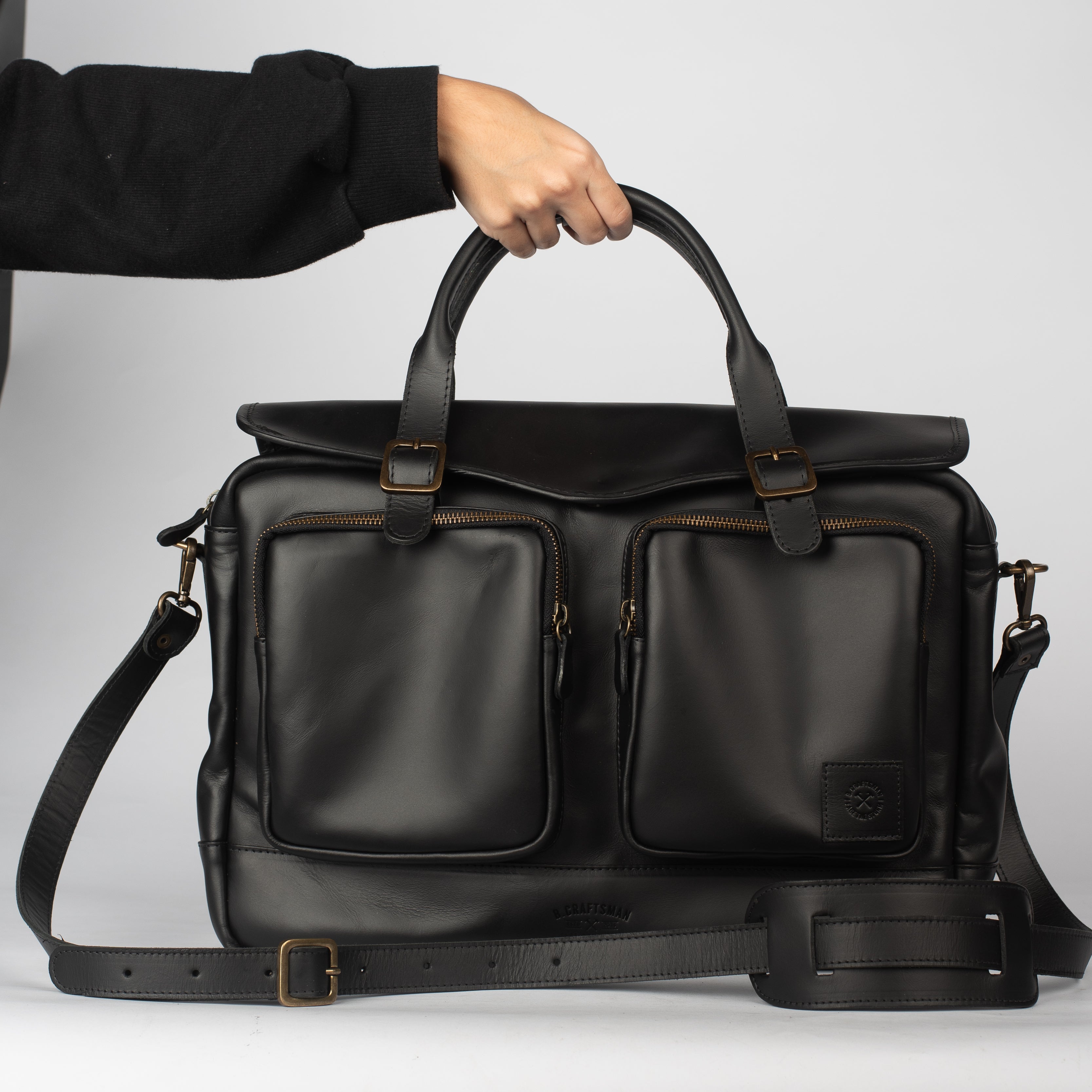 Bolsa Couro Preto Carter Special