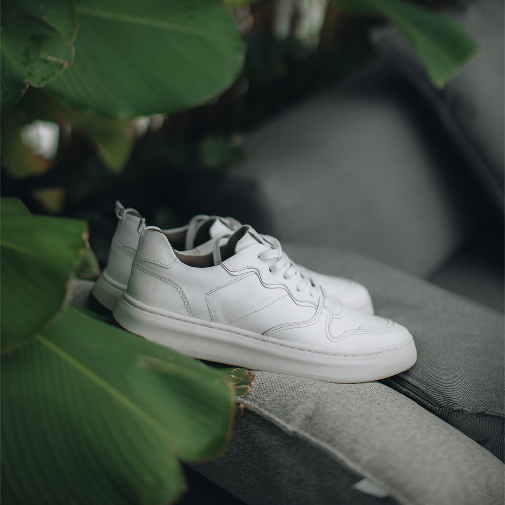 Tenis Couro Branco Lewis