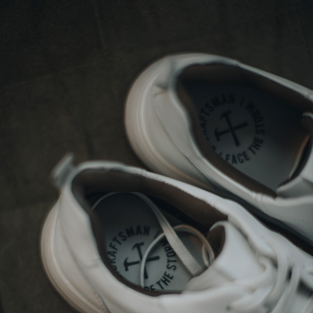 Tenis Couro Branco Lewis