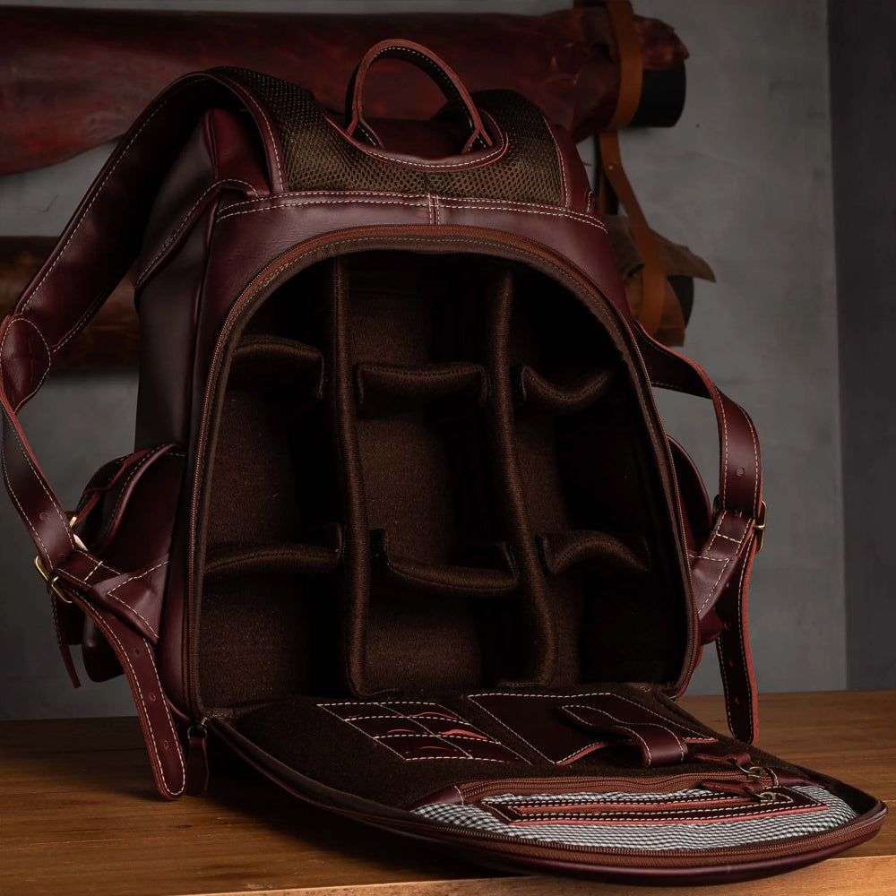 Mochila Couro Vinho Ragnar