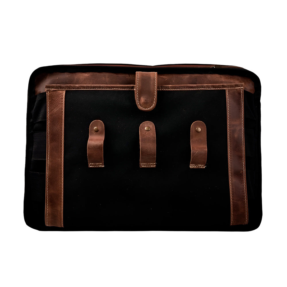 Bolsa Lona Marrom Couro Marrom Carter