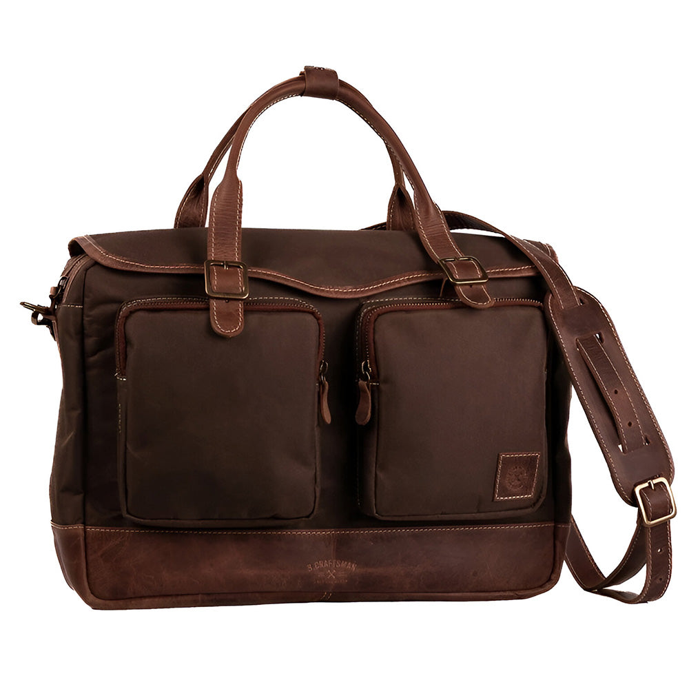 Bolsa Lona Marrom Couro Marrom Carter