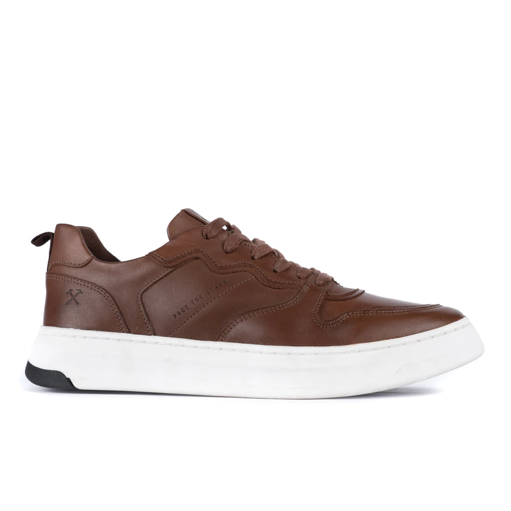 Tenis Couro Marrom Lewis