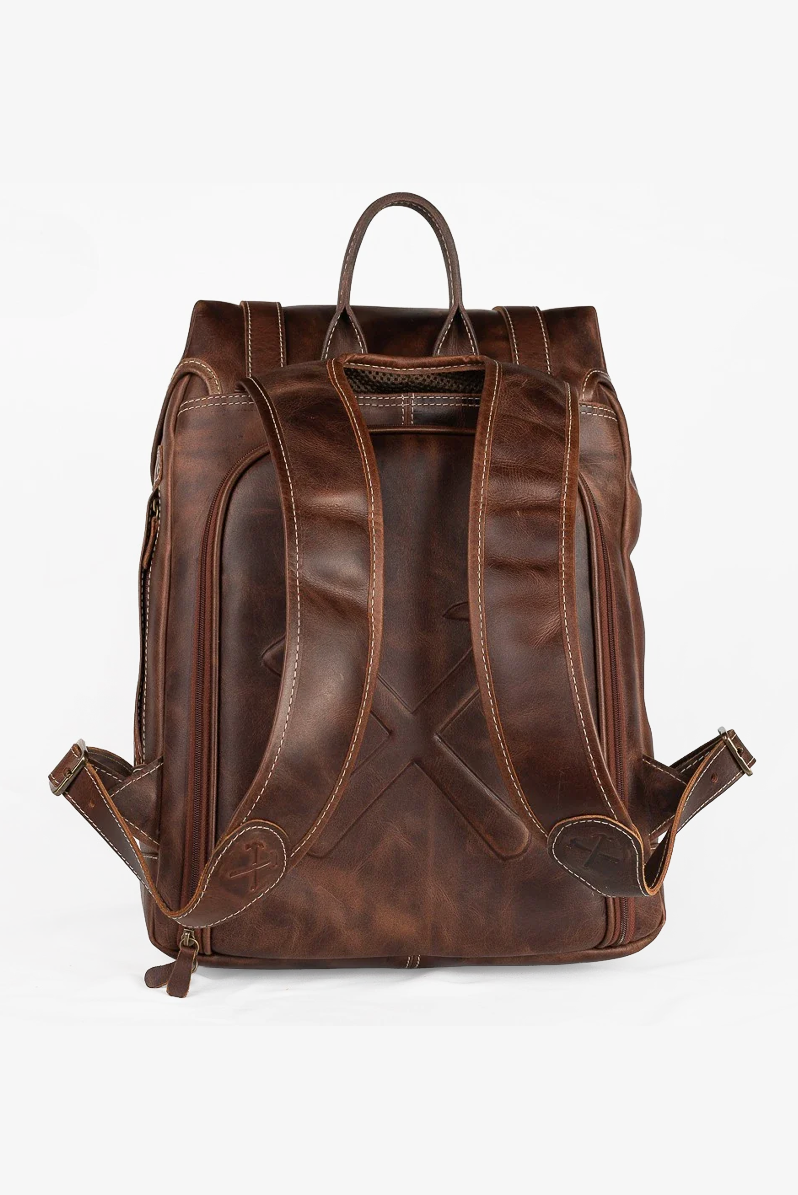 Mochila Couro Marrom Roadstar Special