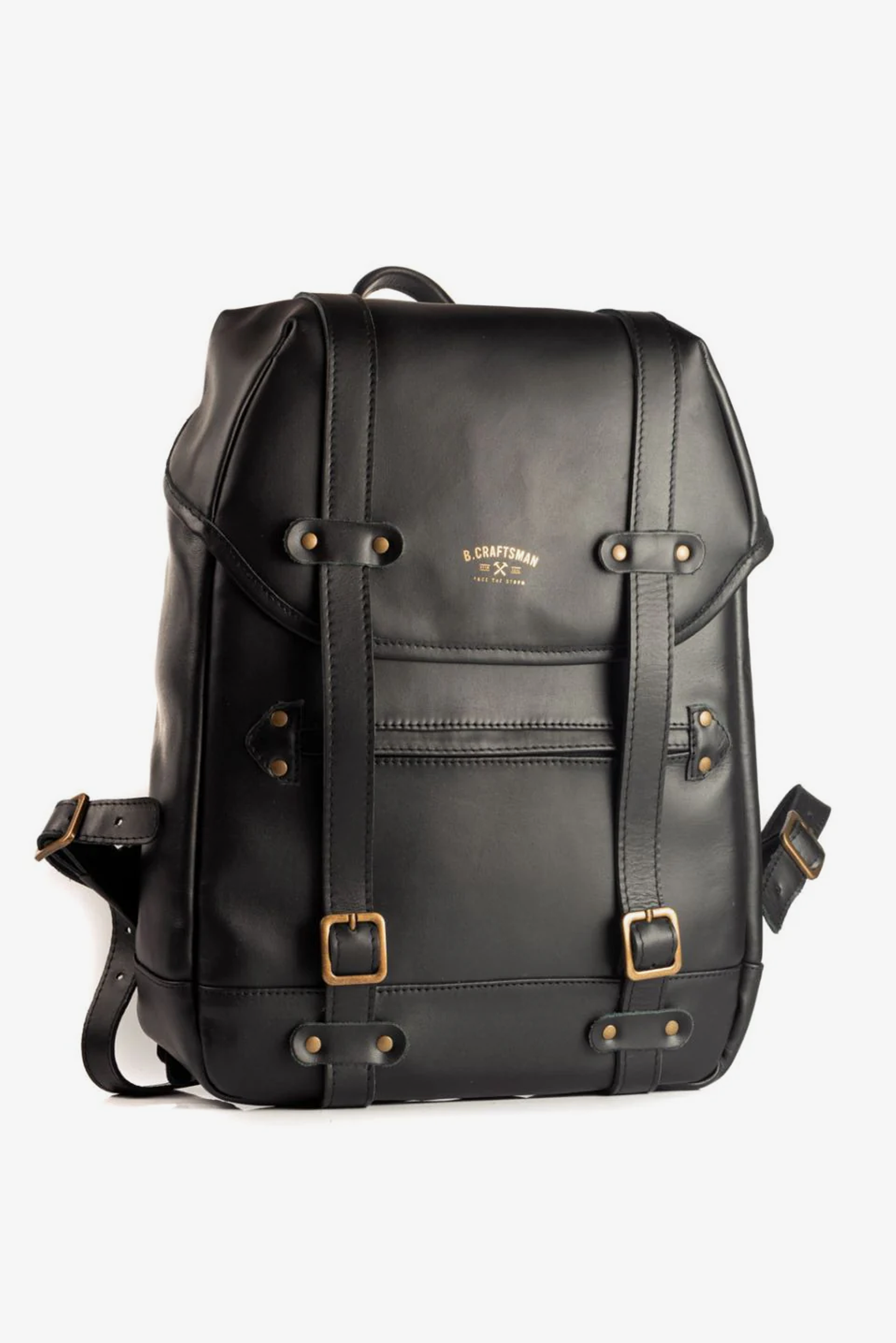 Mochila Couro Preto Roadstar Special