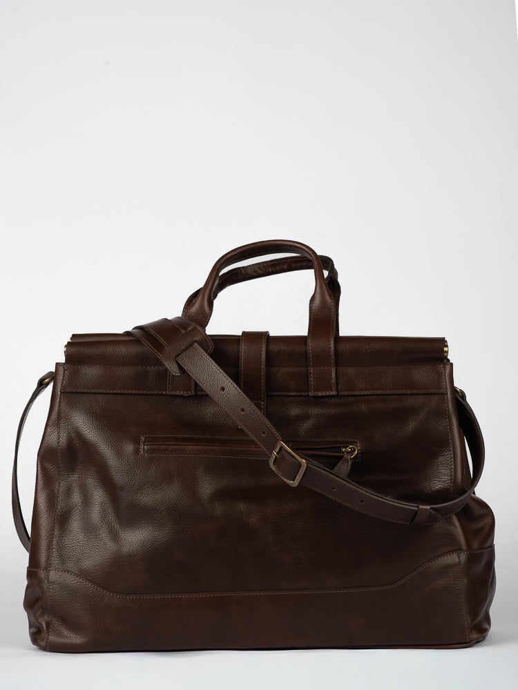 Bolsa Couro Marrom Alden