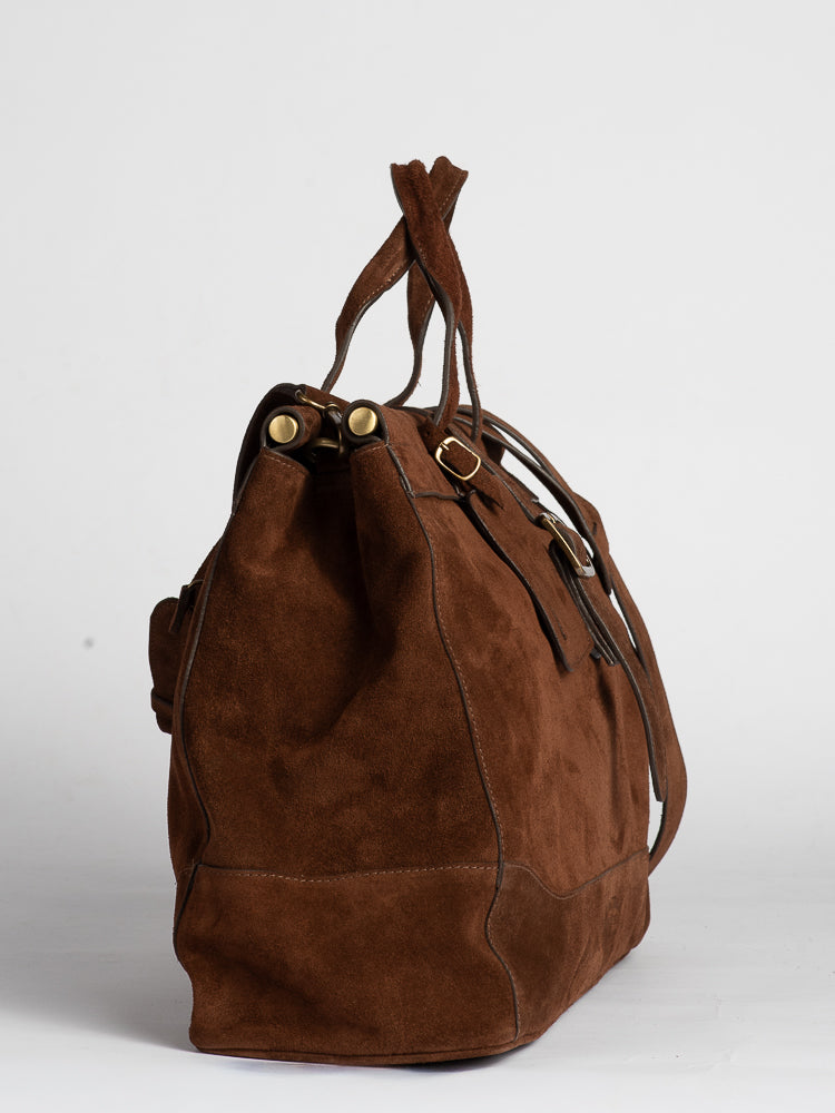 Bolsa Camurça Marrom Alden