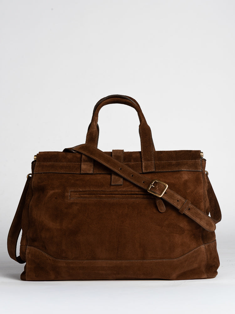 Bolsa Camurça Marrom Alden