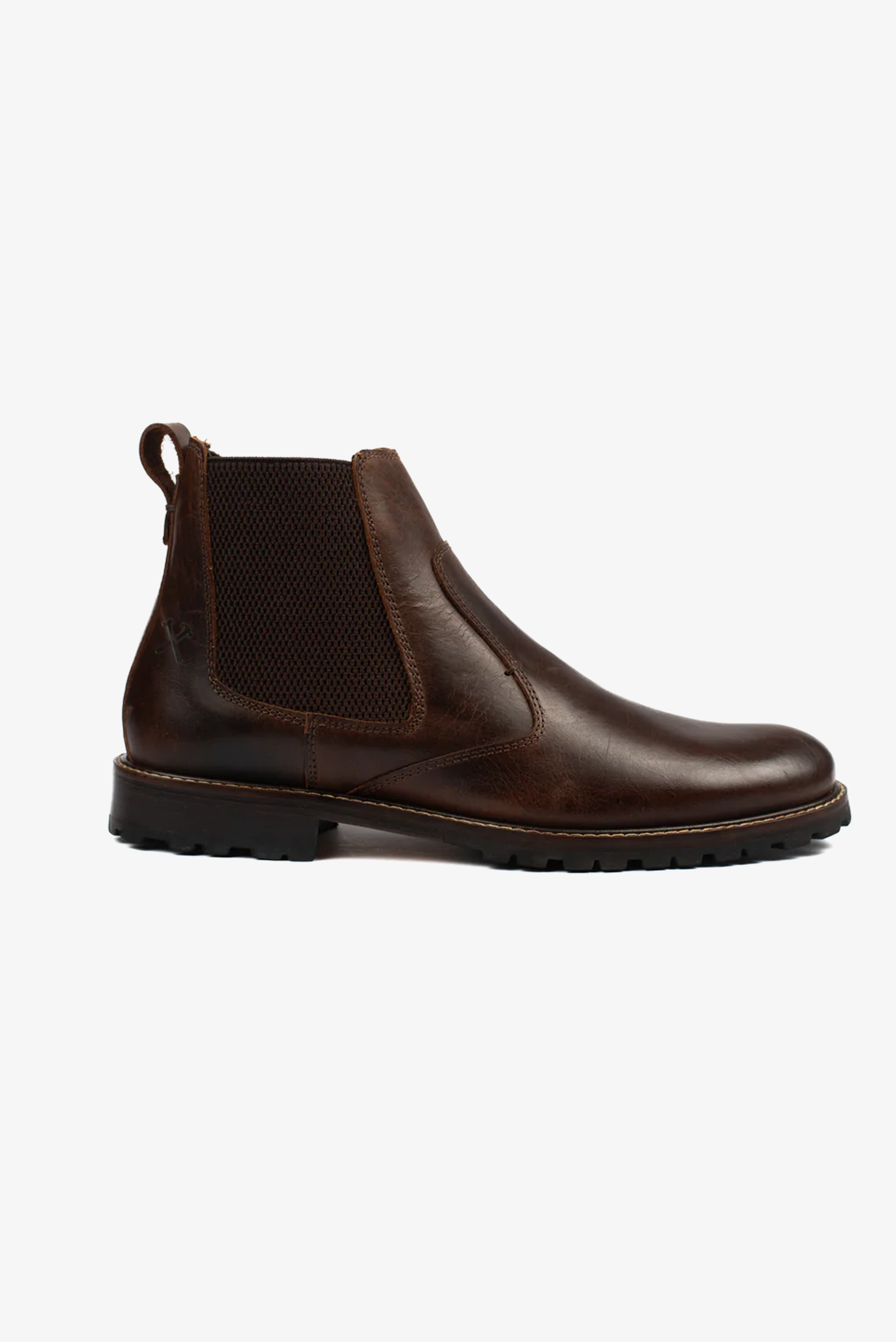 Bota Couro Café Chelsea Otávio