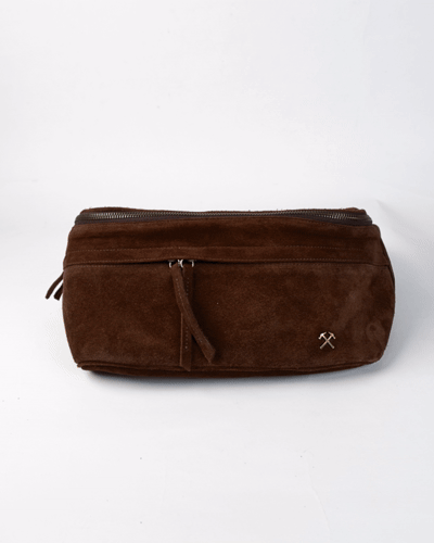 Pochete Camurça Marrom Athena