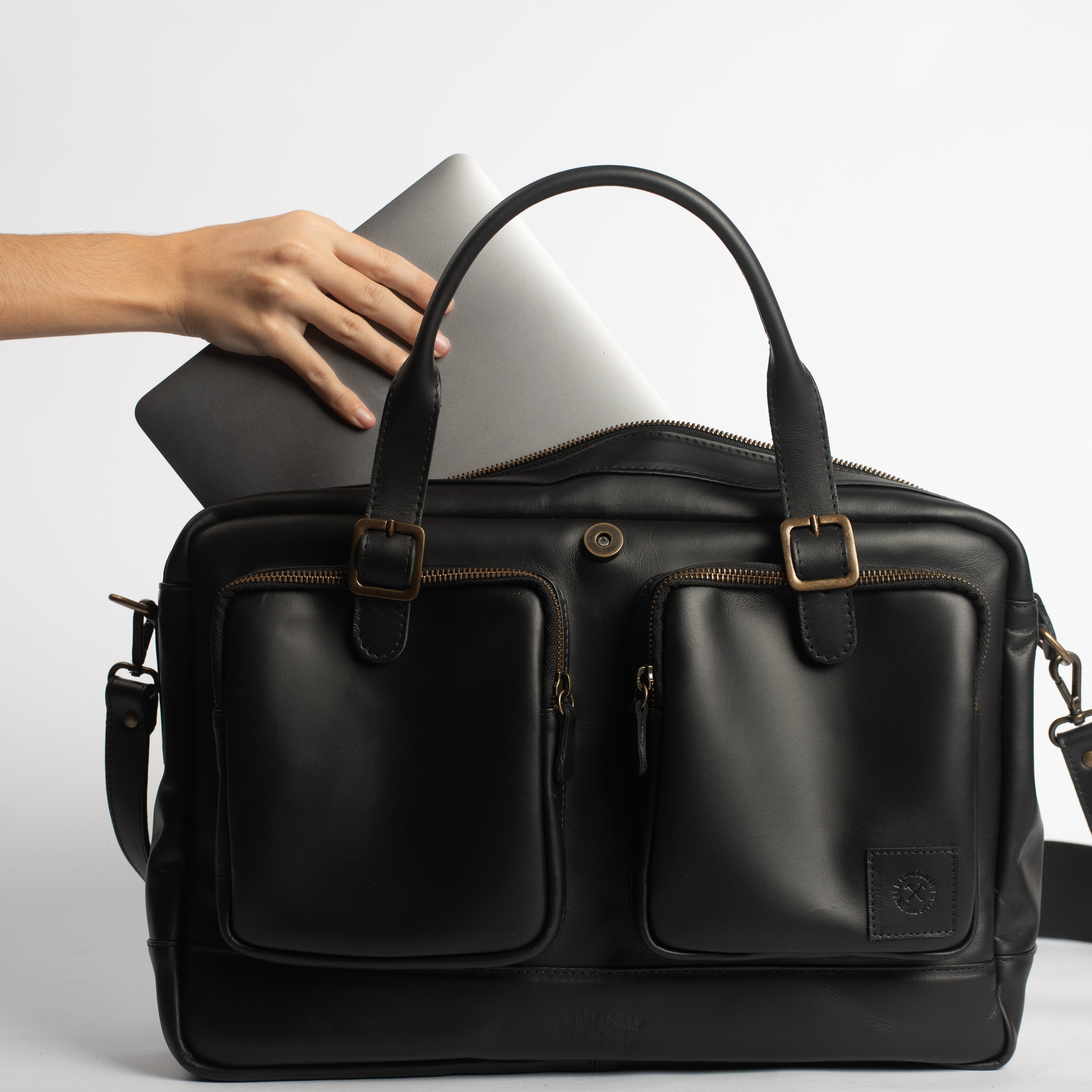 Bolsa Couro Preto Carter Special