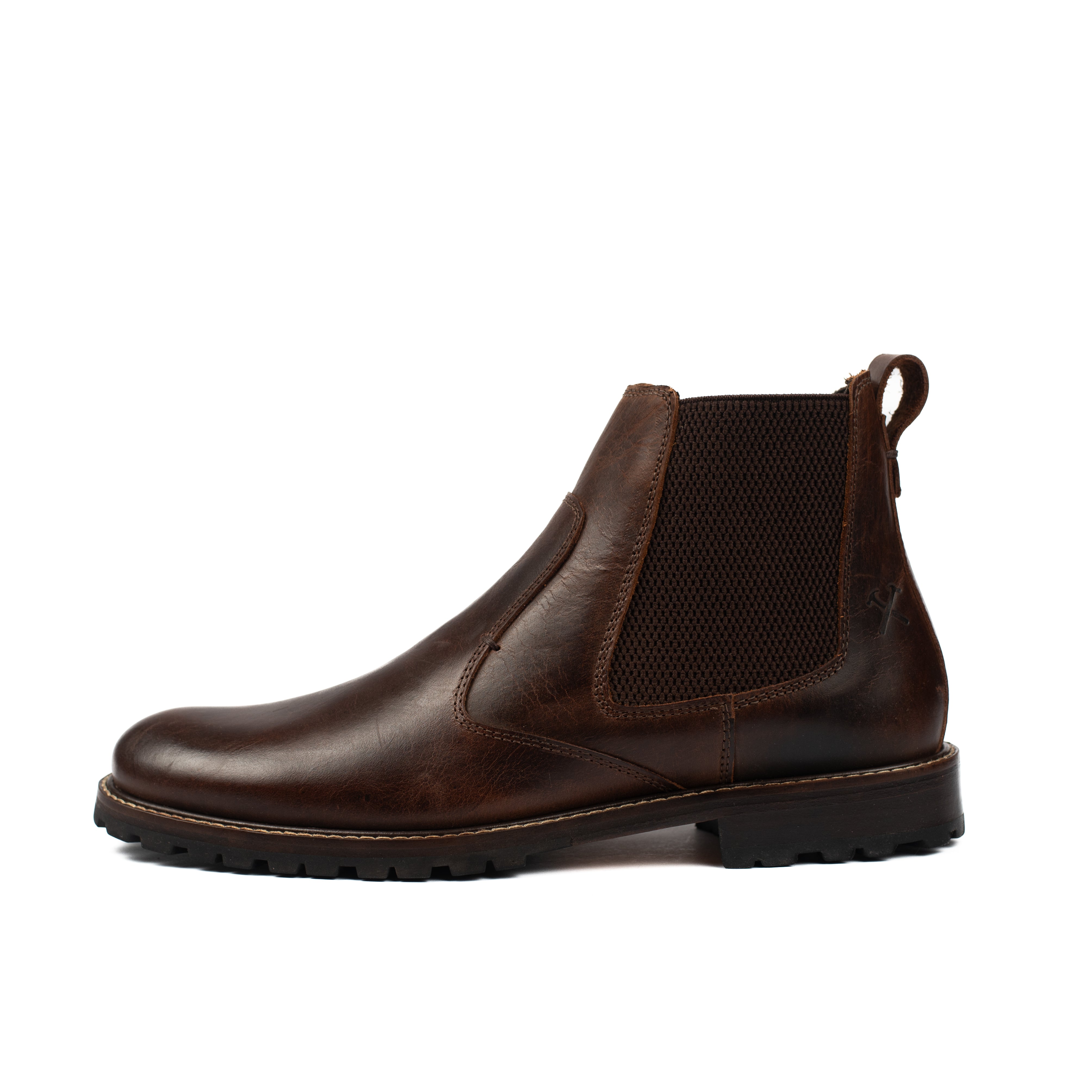 Bota Couro Café Chelsea Otávio