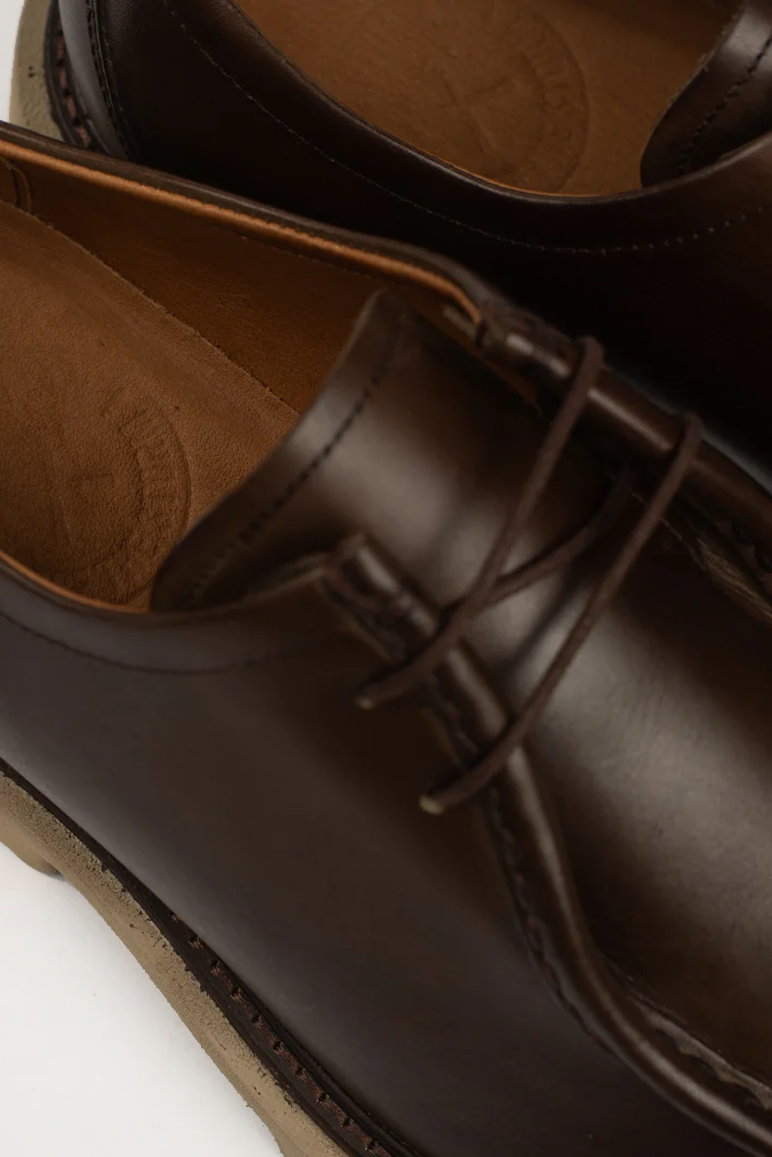 Derby Moa Couro Marrom