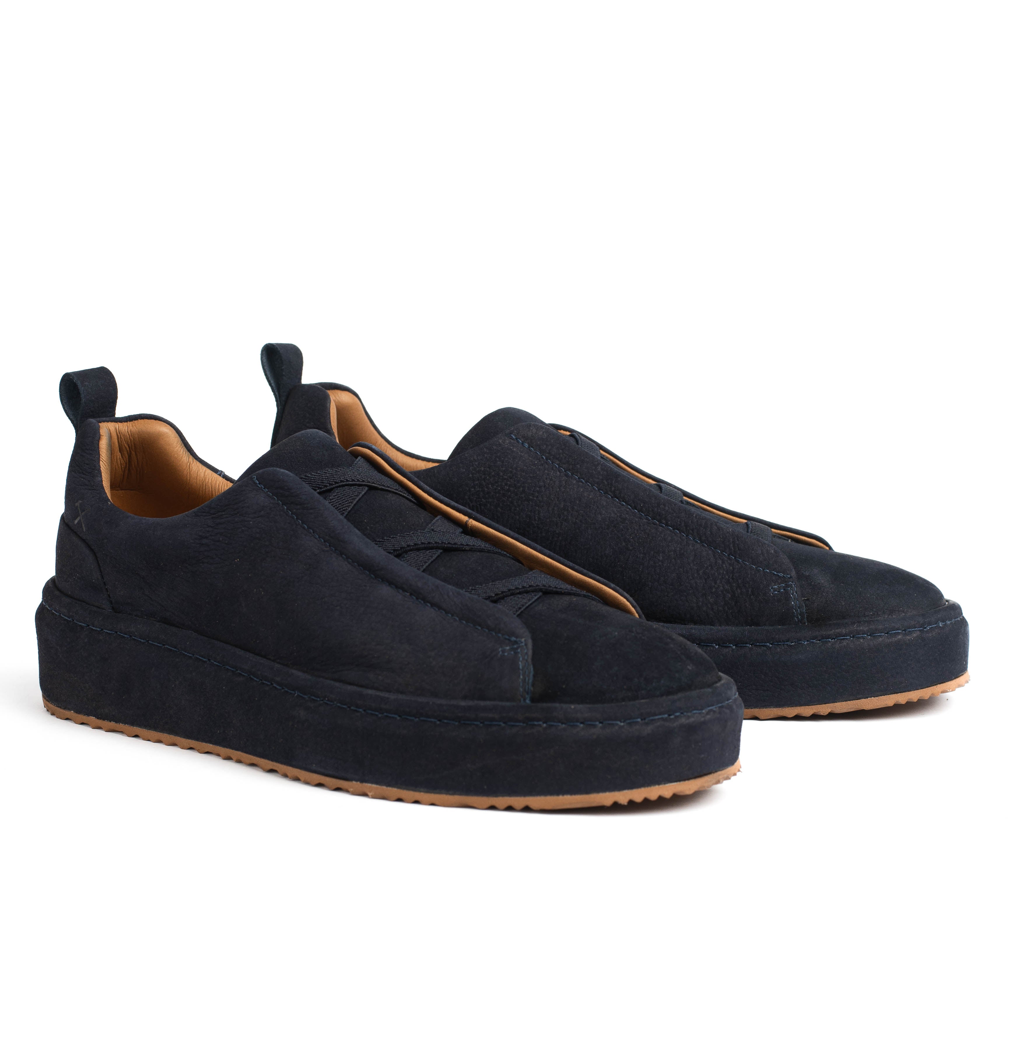 Tenis Couro Marinho Logan