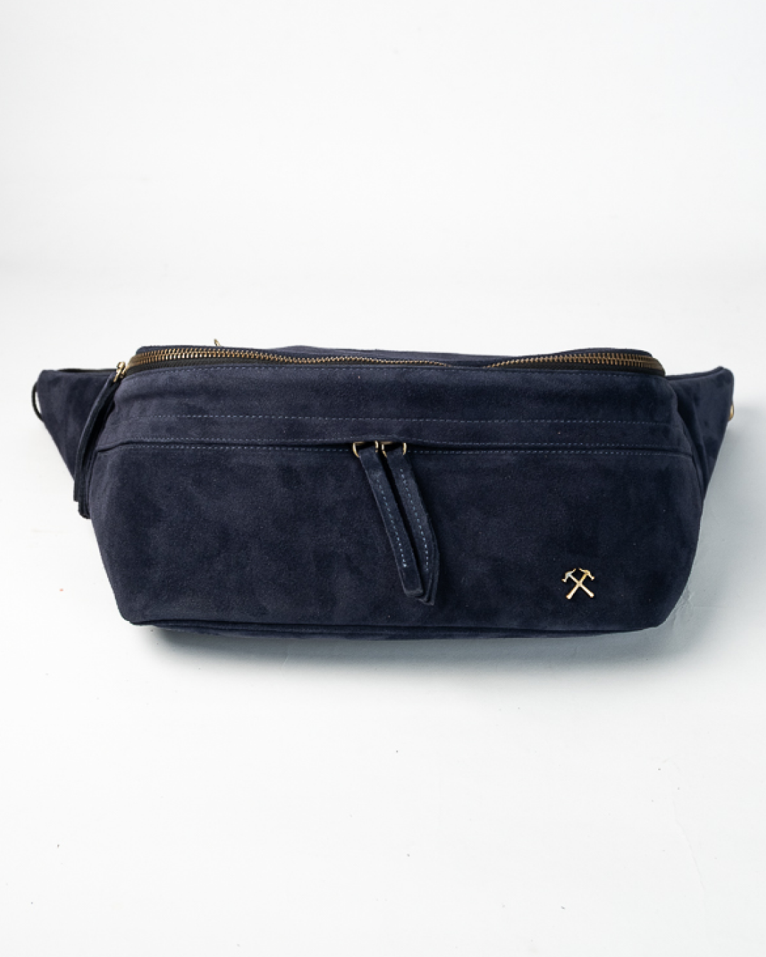 Pochete Camurça Azul Athena