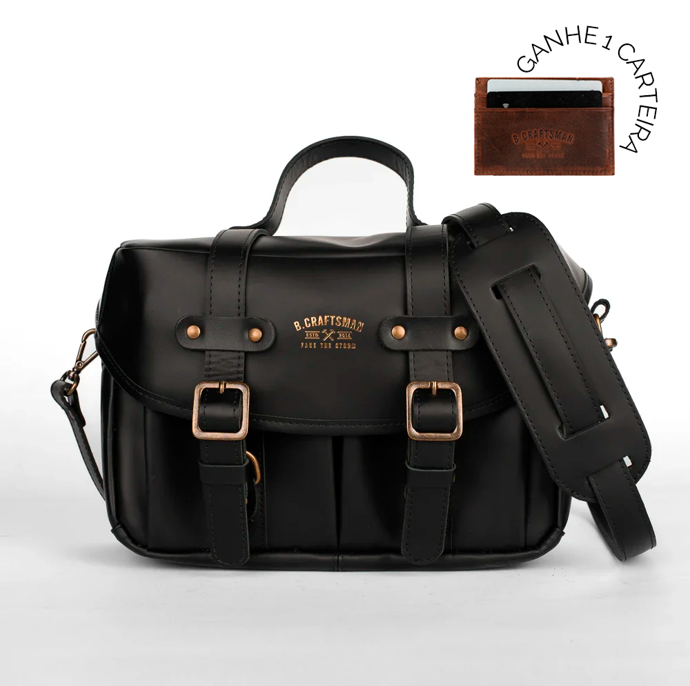 Bolsa Couro Preto Penny Special