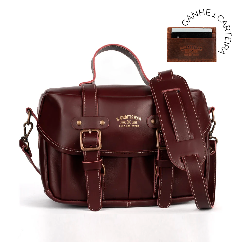 Bolsa Couro Vinho Penny Special