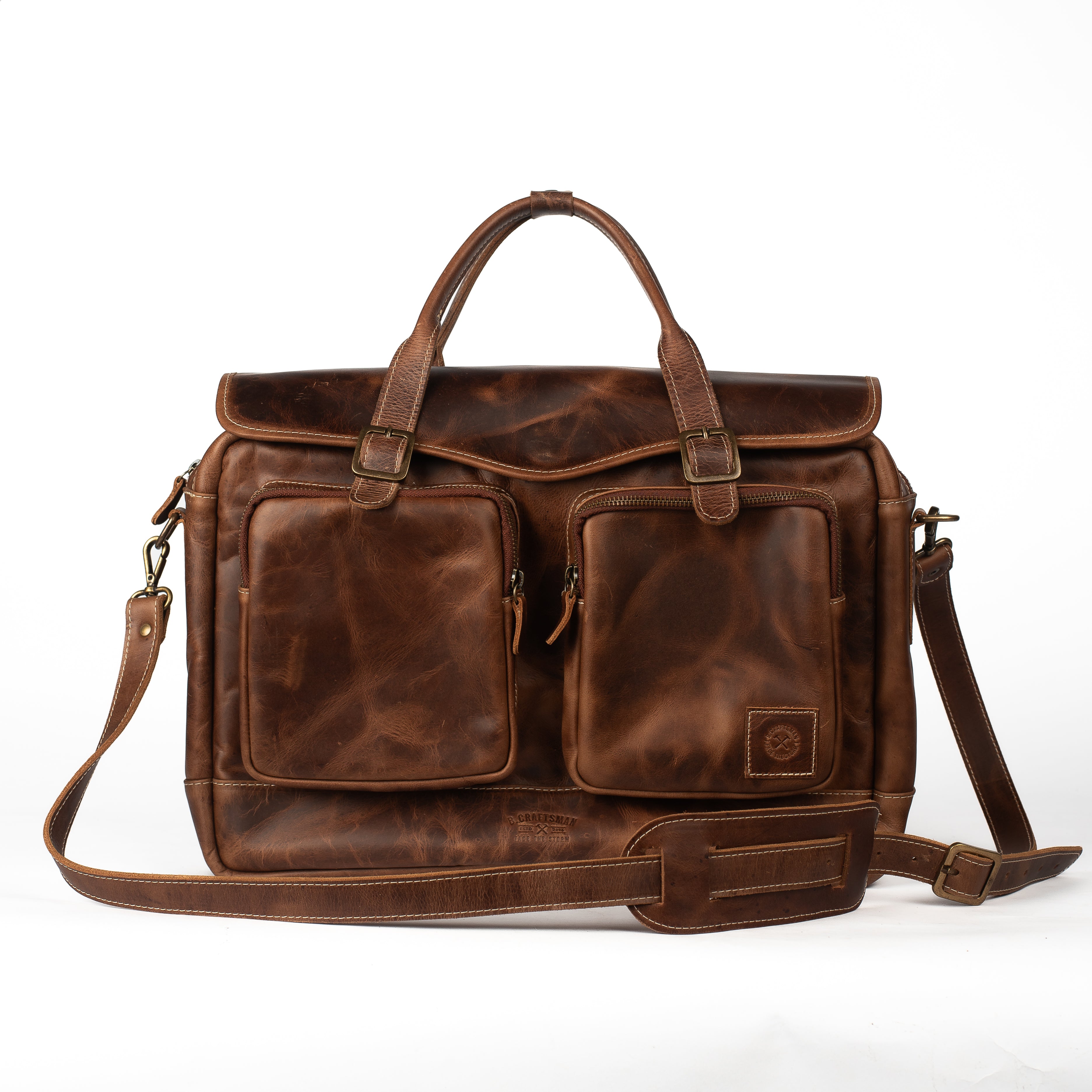 Bolsa Couro Marrom Carter Special